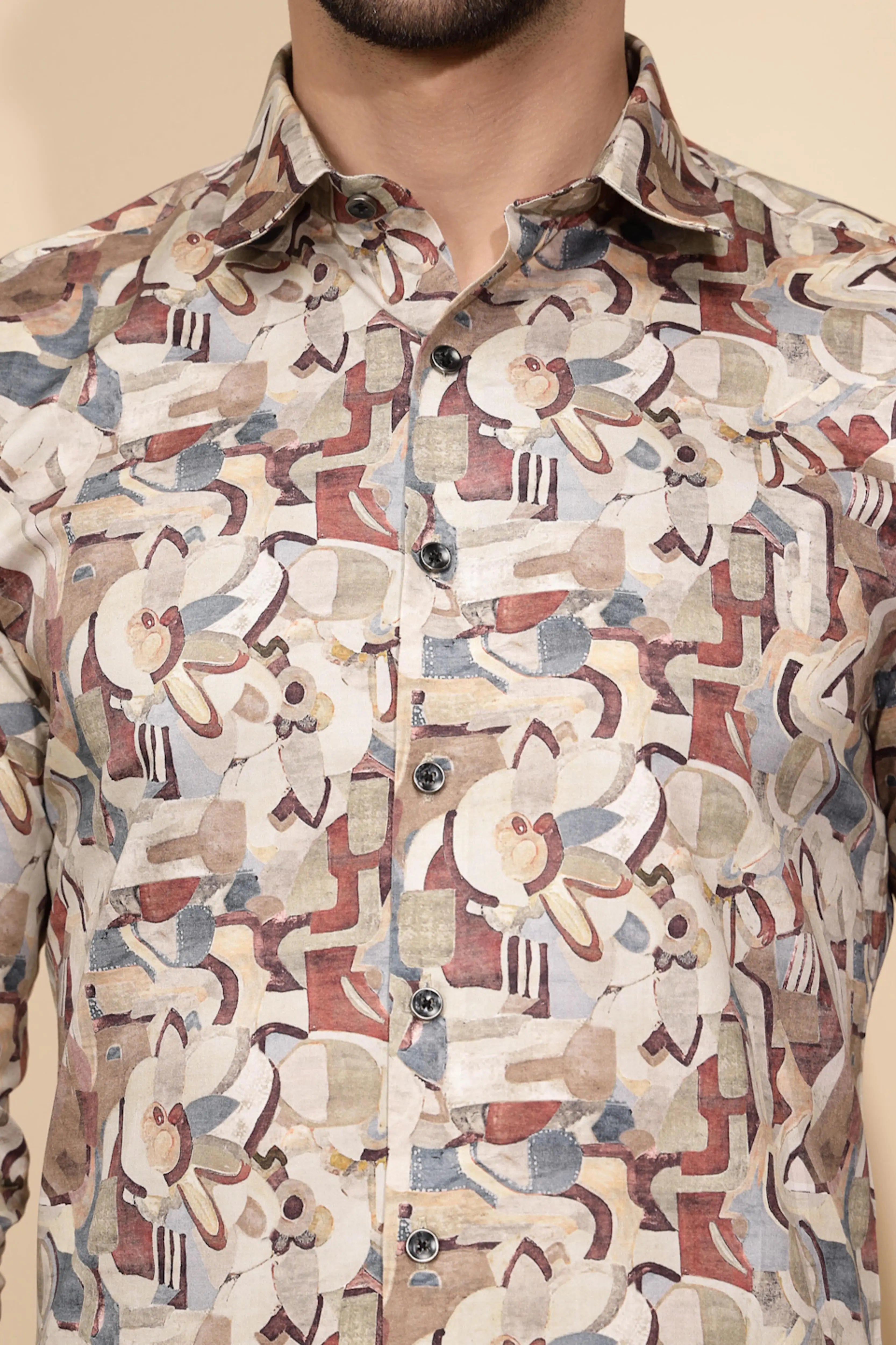 Cotton Regular Fit Shirt - Global Republic