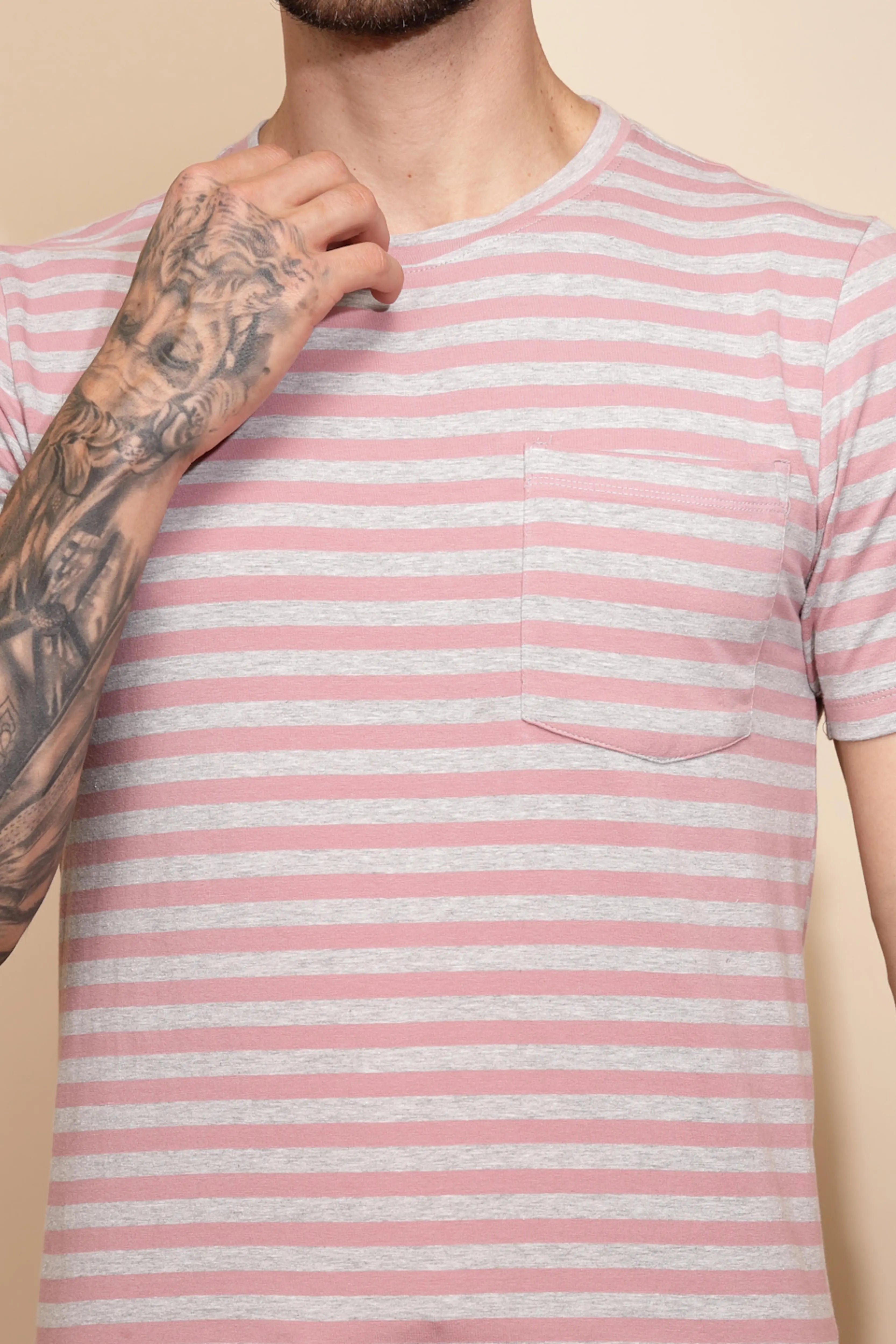 Pink Cotton Blend Slim Night Suit Set - Global Republic