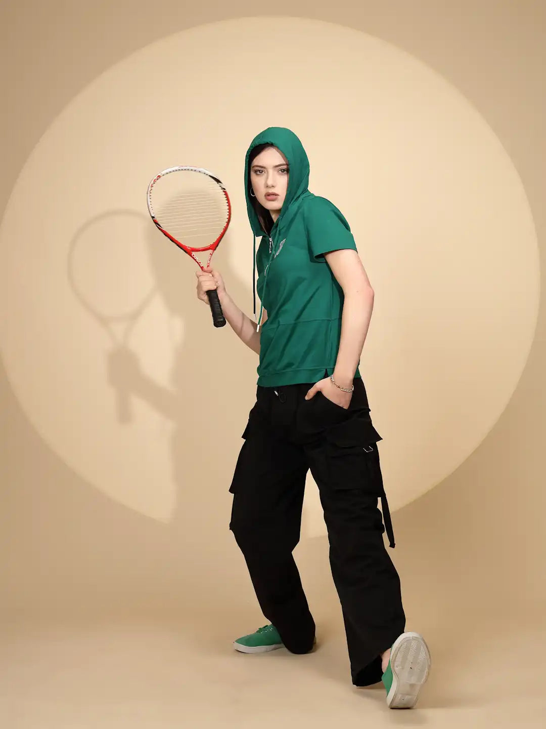 Black  Loose Fit Jogger - Global Republic