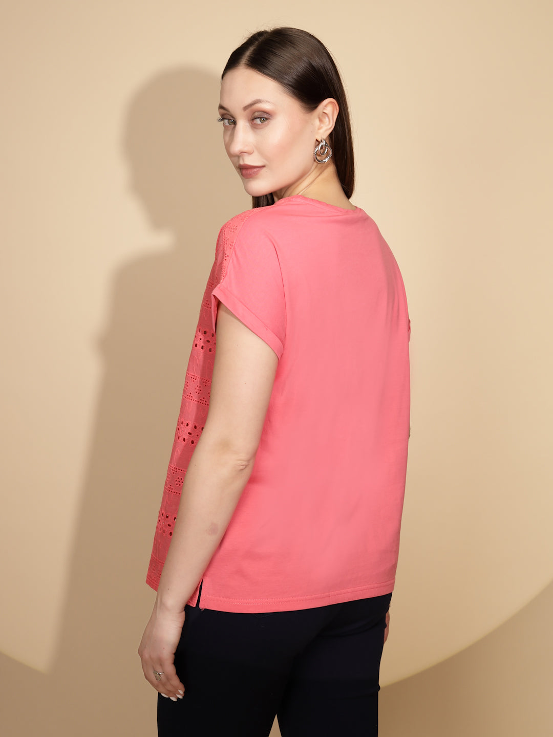 Pink Schiffili Cotton Top - Global Republic