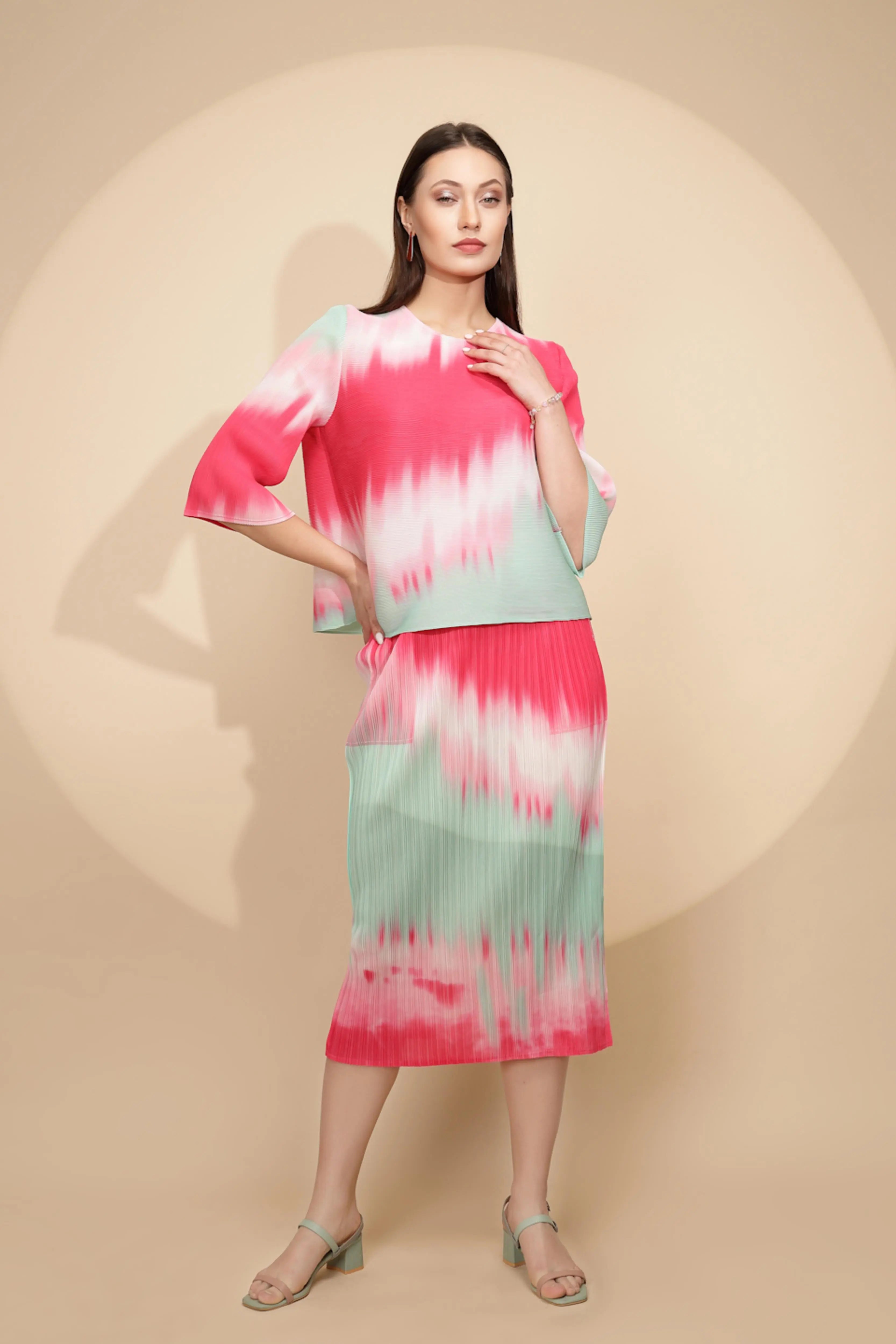 Multicolor  Co-ord Set - Global Republic