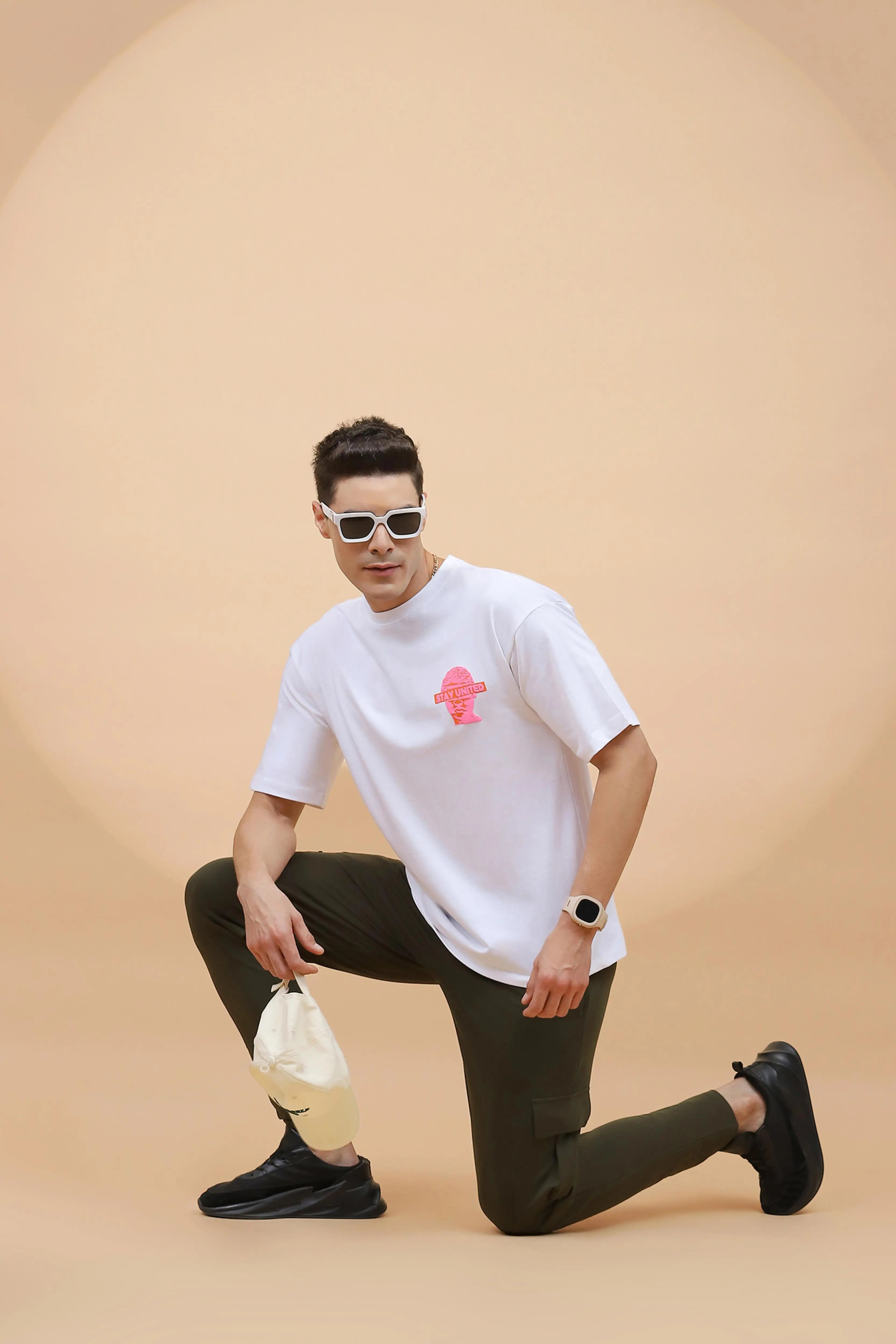 Cotton Regular Fit White T-Shirt