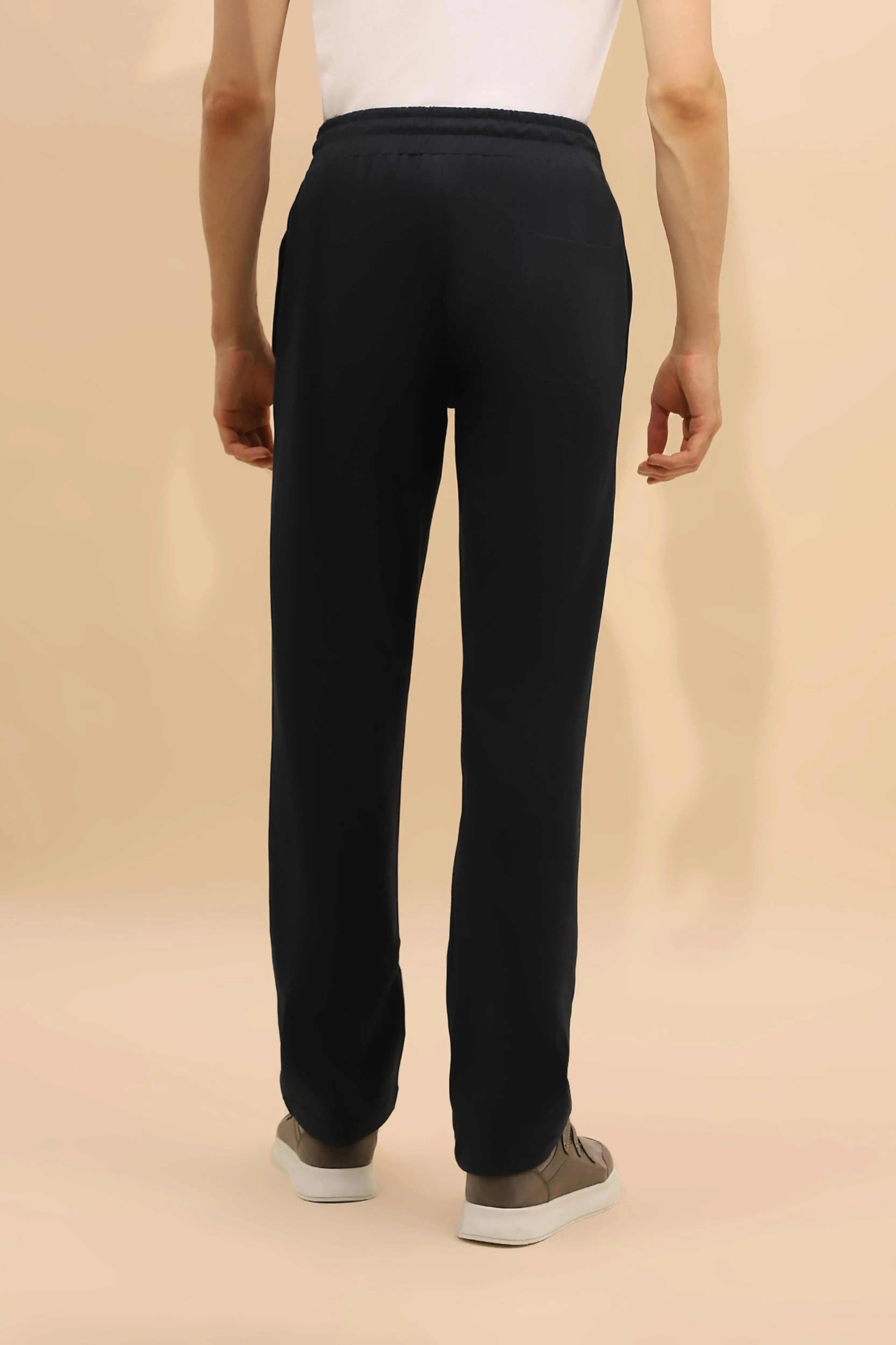 Blue Regular Fit Cotton Blend Lower - Global Republic