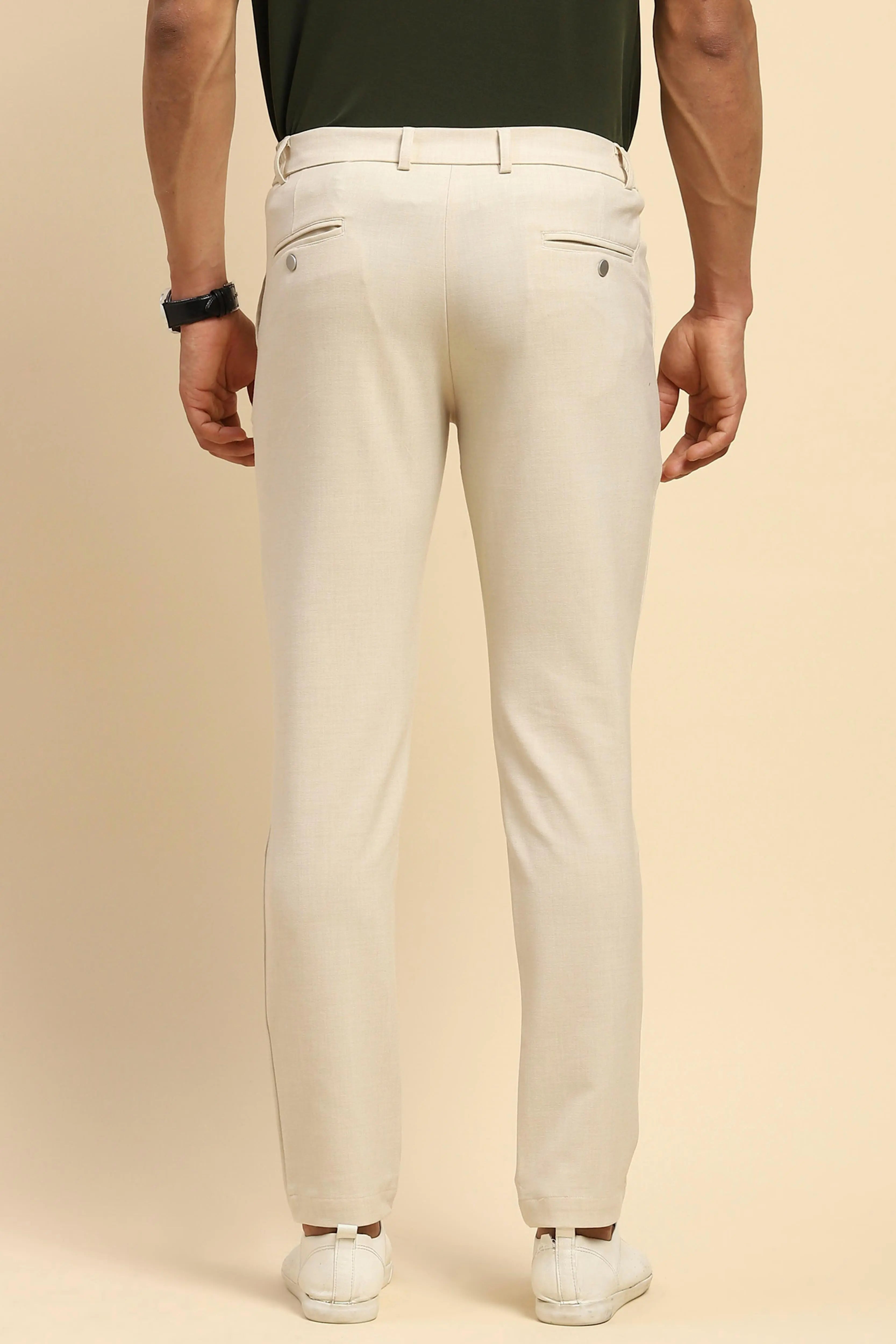 Sable Cotton Blend Trouser - Global Republic