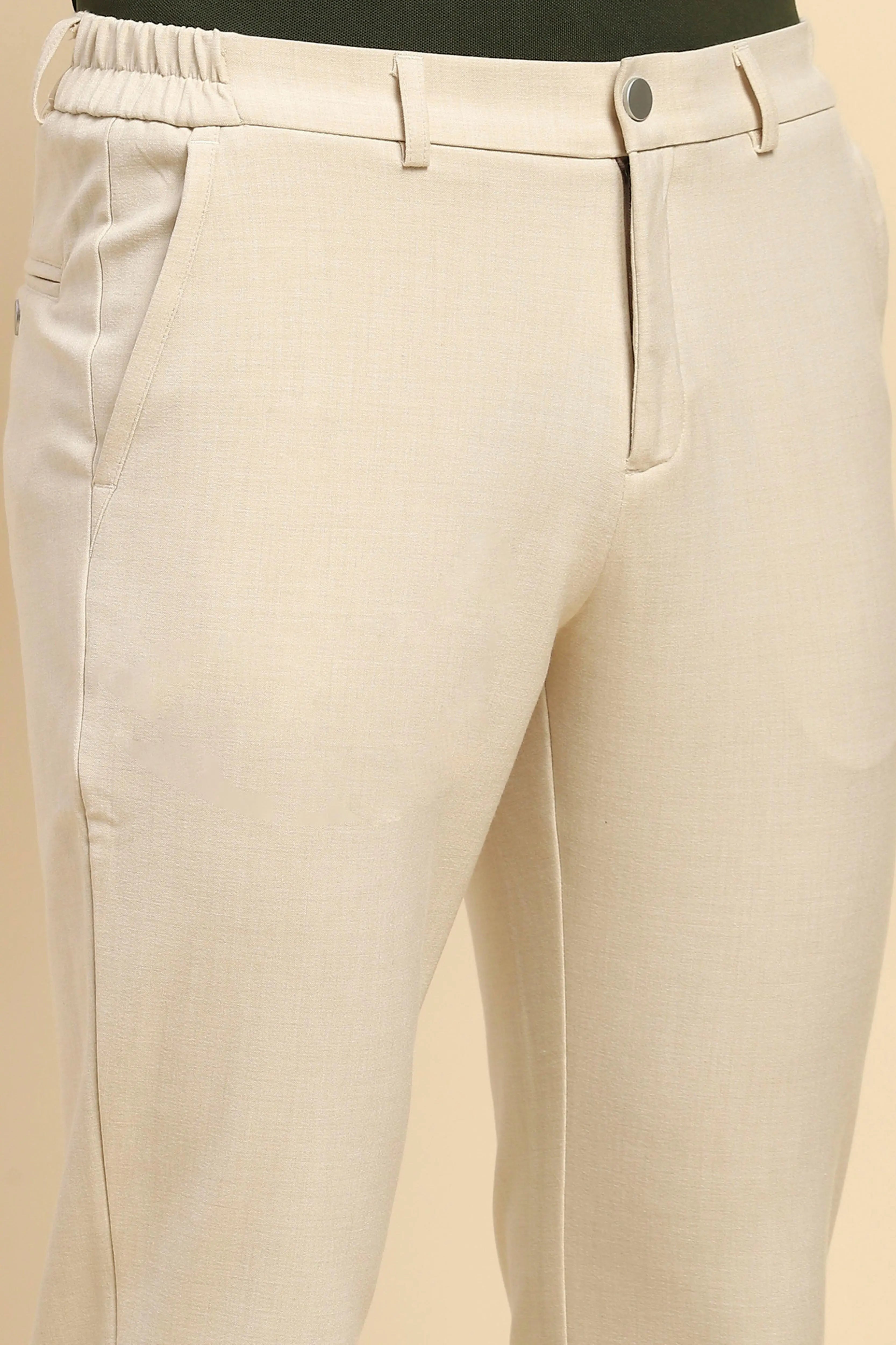 Sable Cotton Blend Trouser - Global Republic
