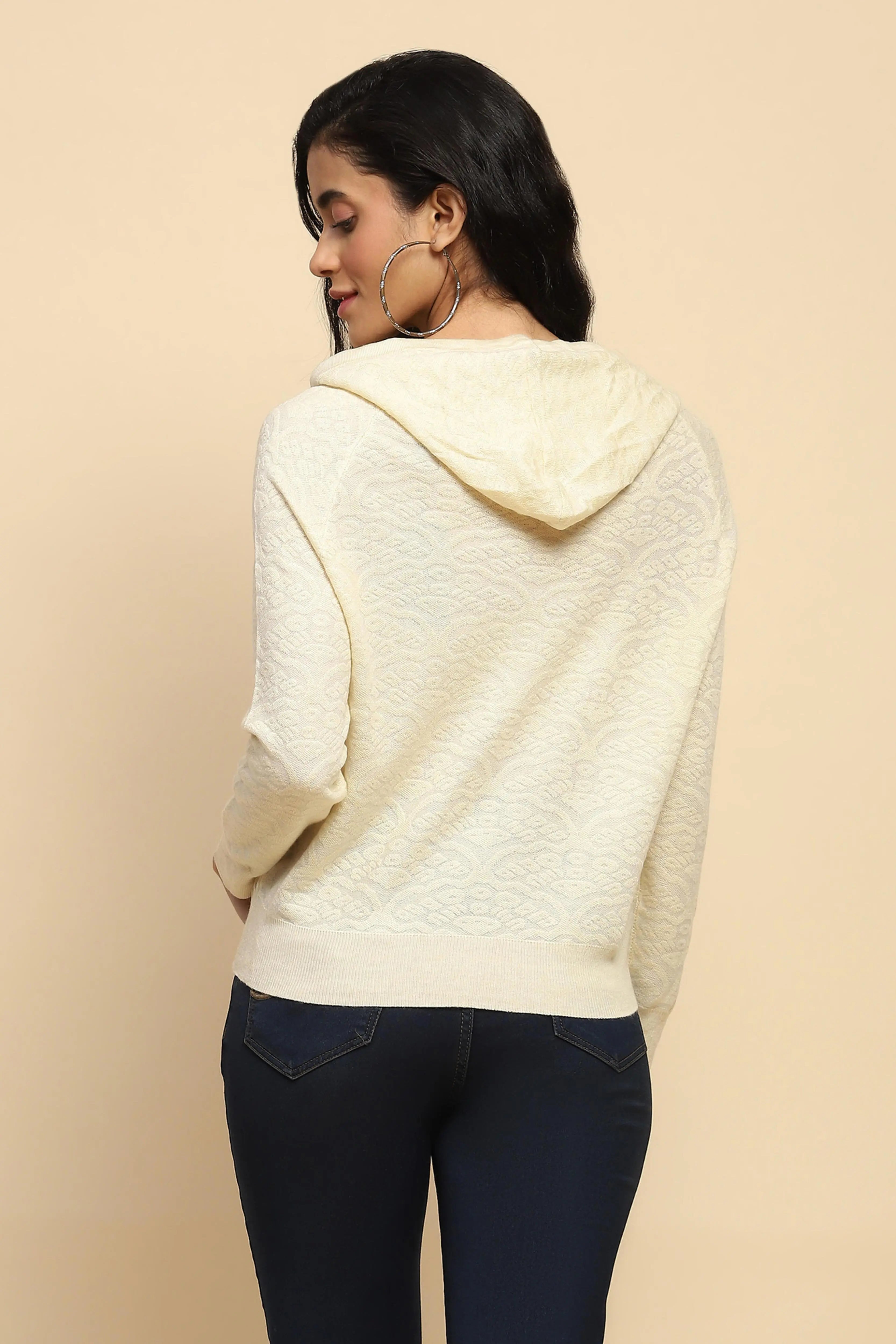 Off White Pullover - Global Republic