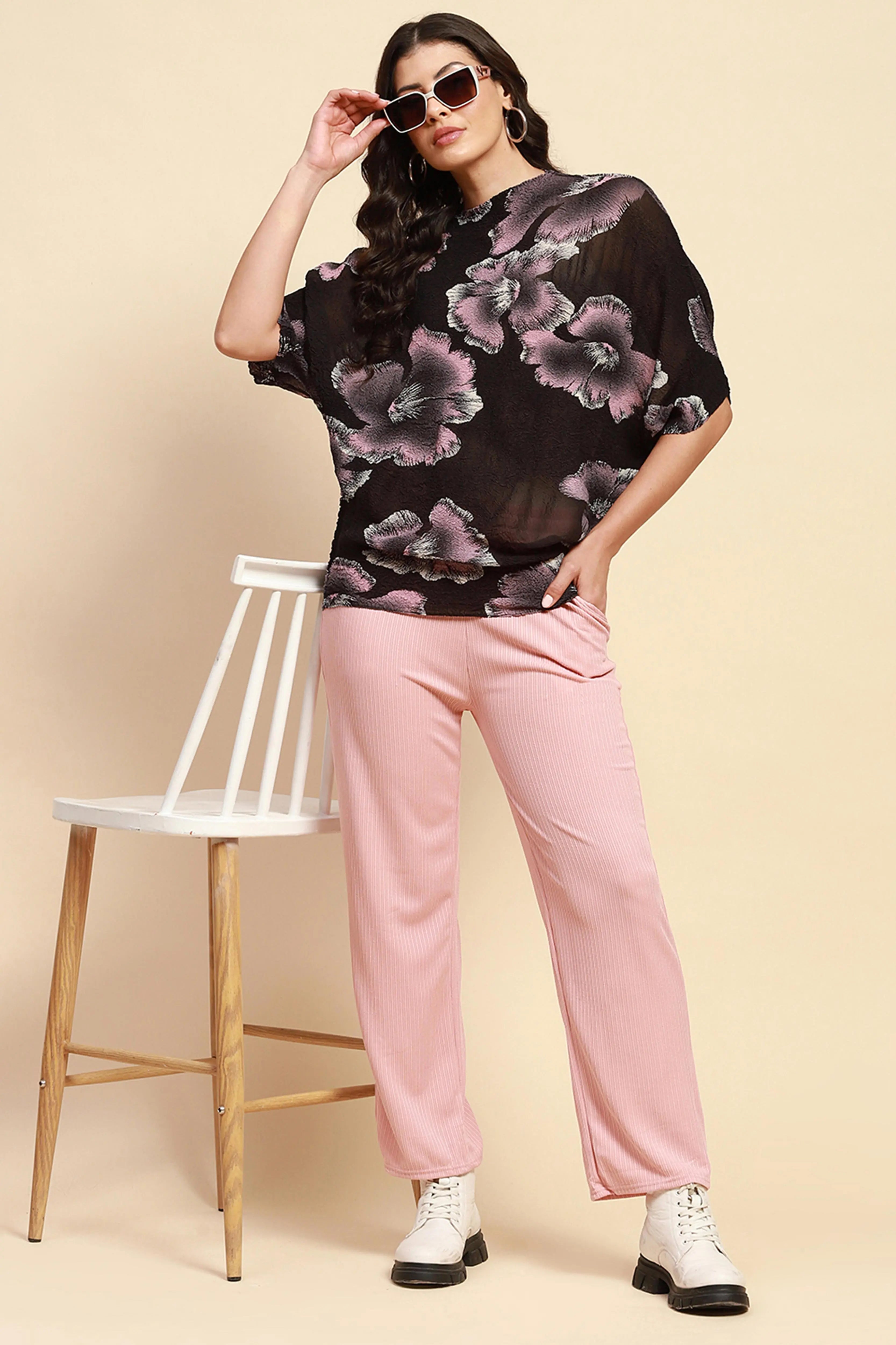 Black Stretchable Top - Global Republic