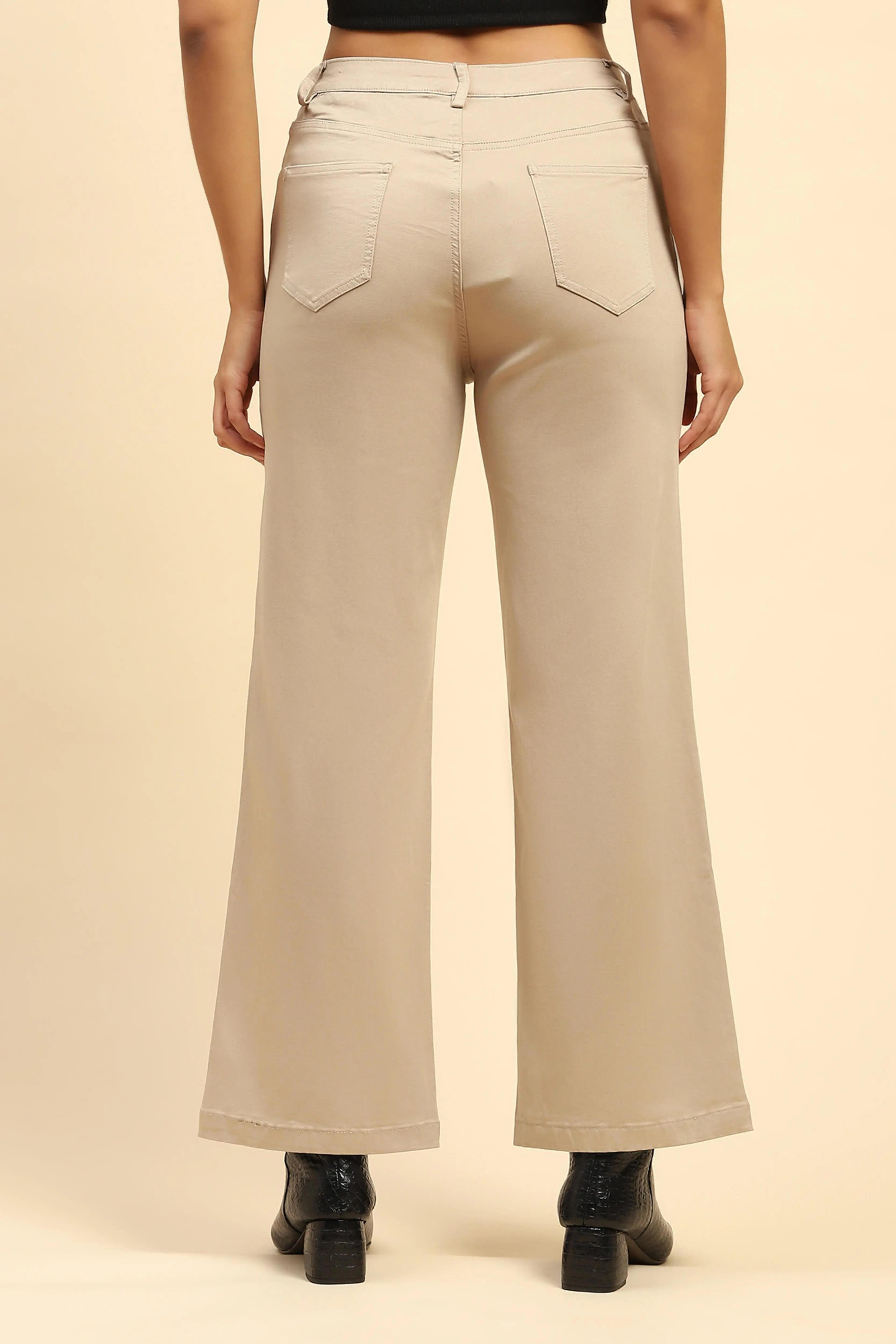 Stretchable Loose Fit Trouser - Global Republic