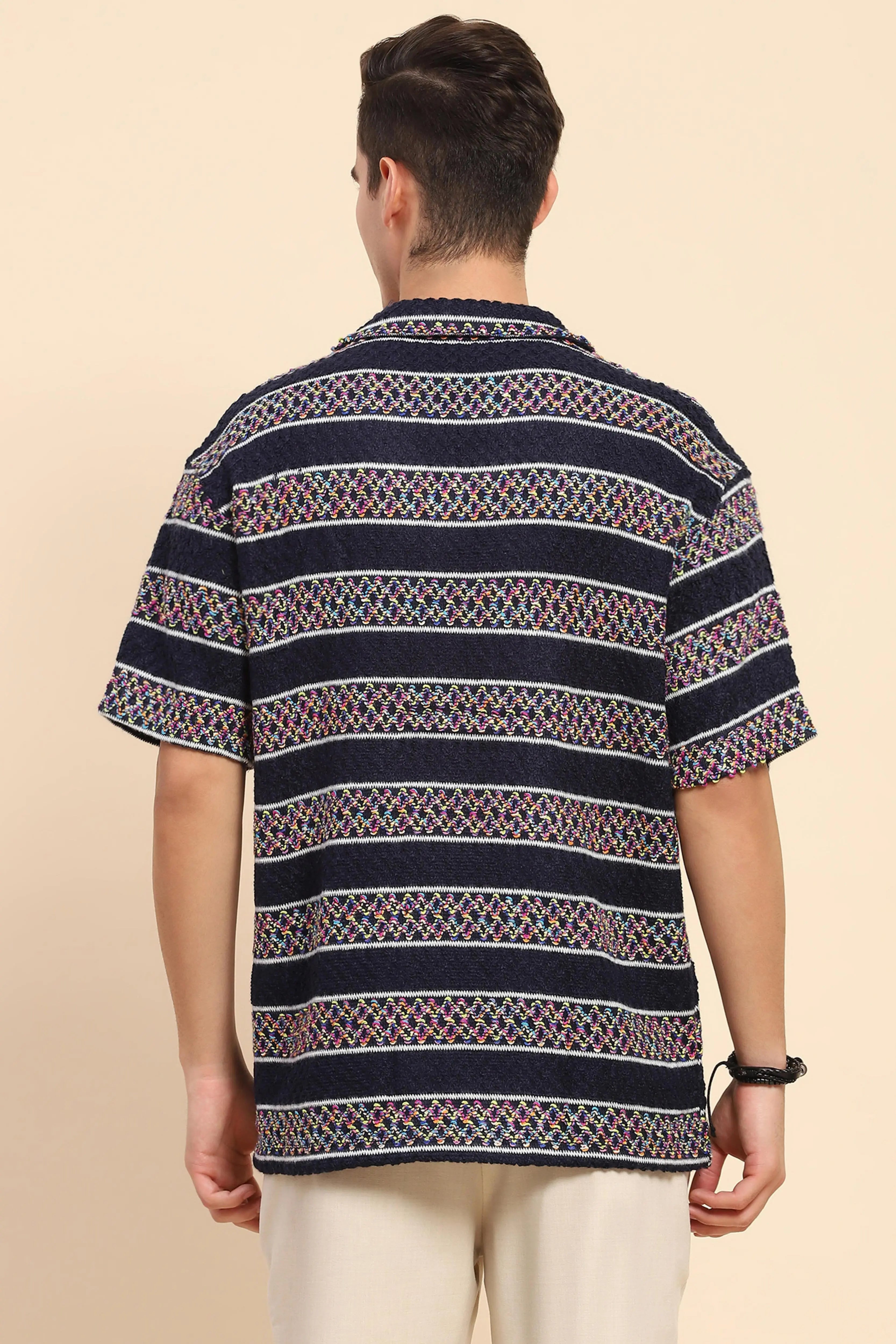 Knitted Oversized Shirt - Global Republic