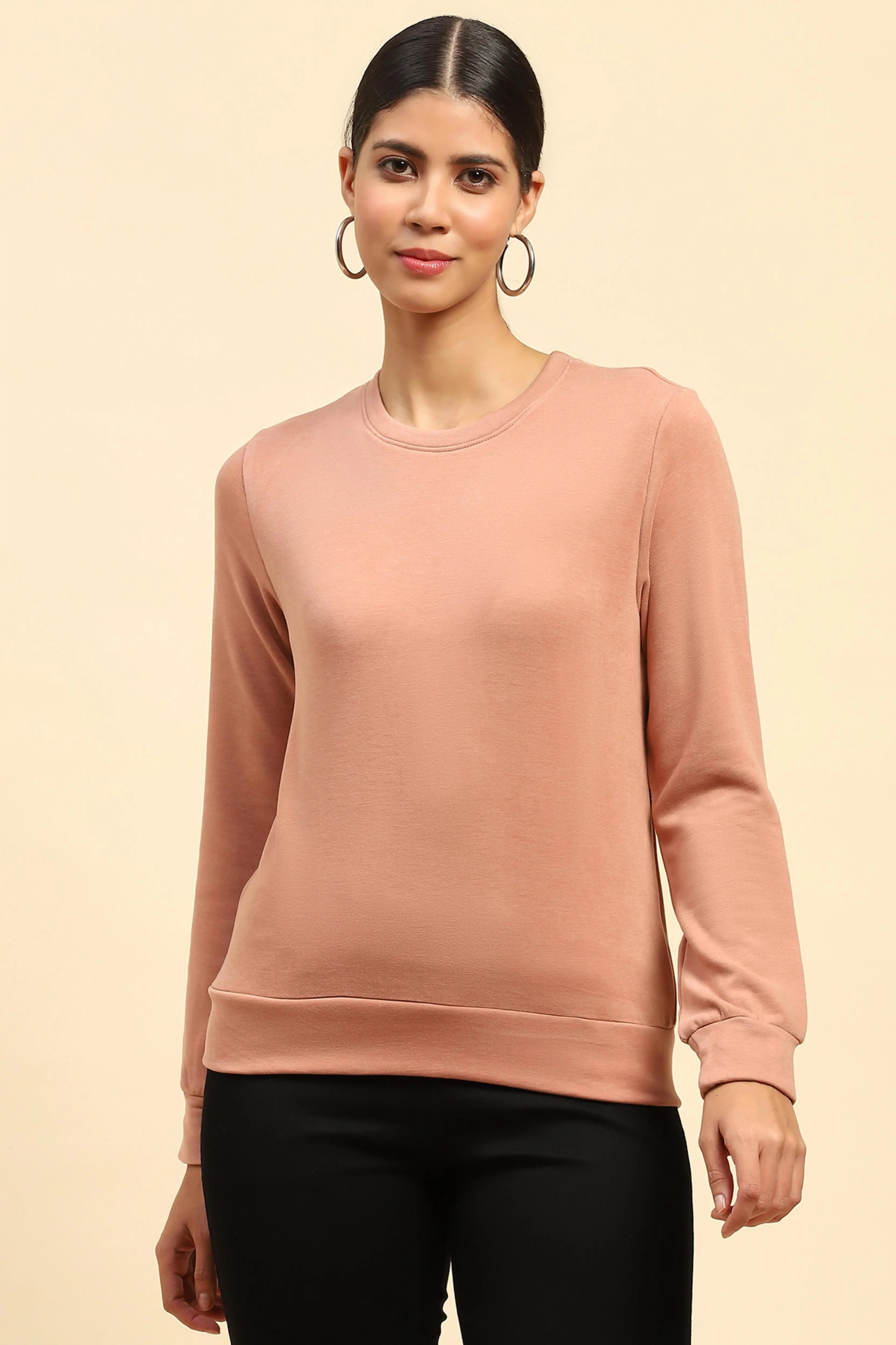 Rose Solid Ultra Soft Sweatshirt - Global Republic