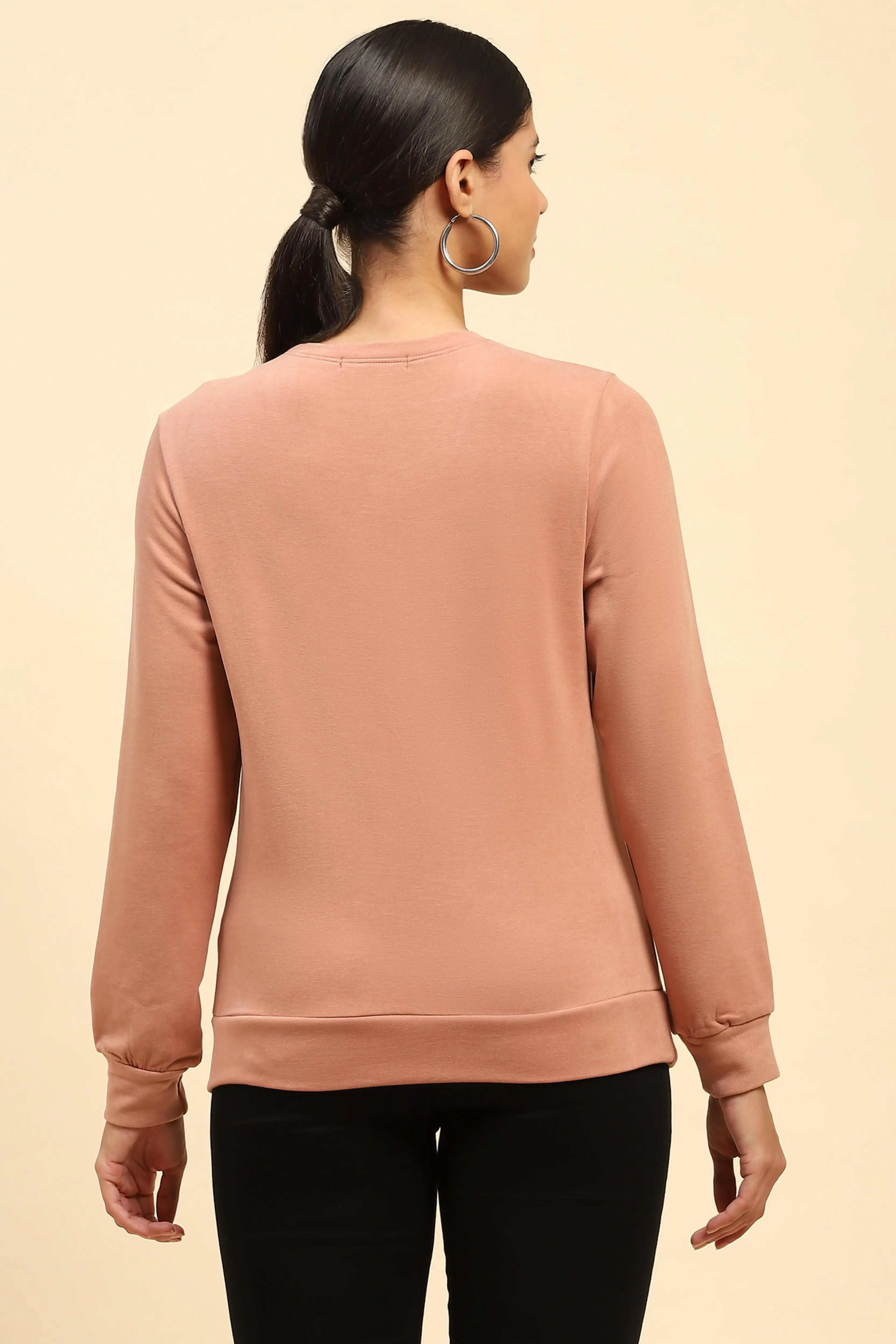 Rose Solid Ultra Soft Sweatshirt - Global Republic