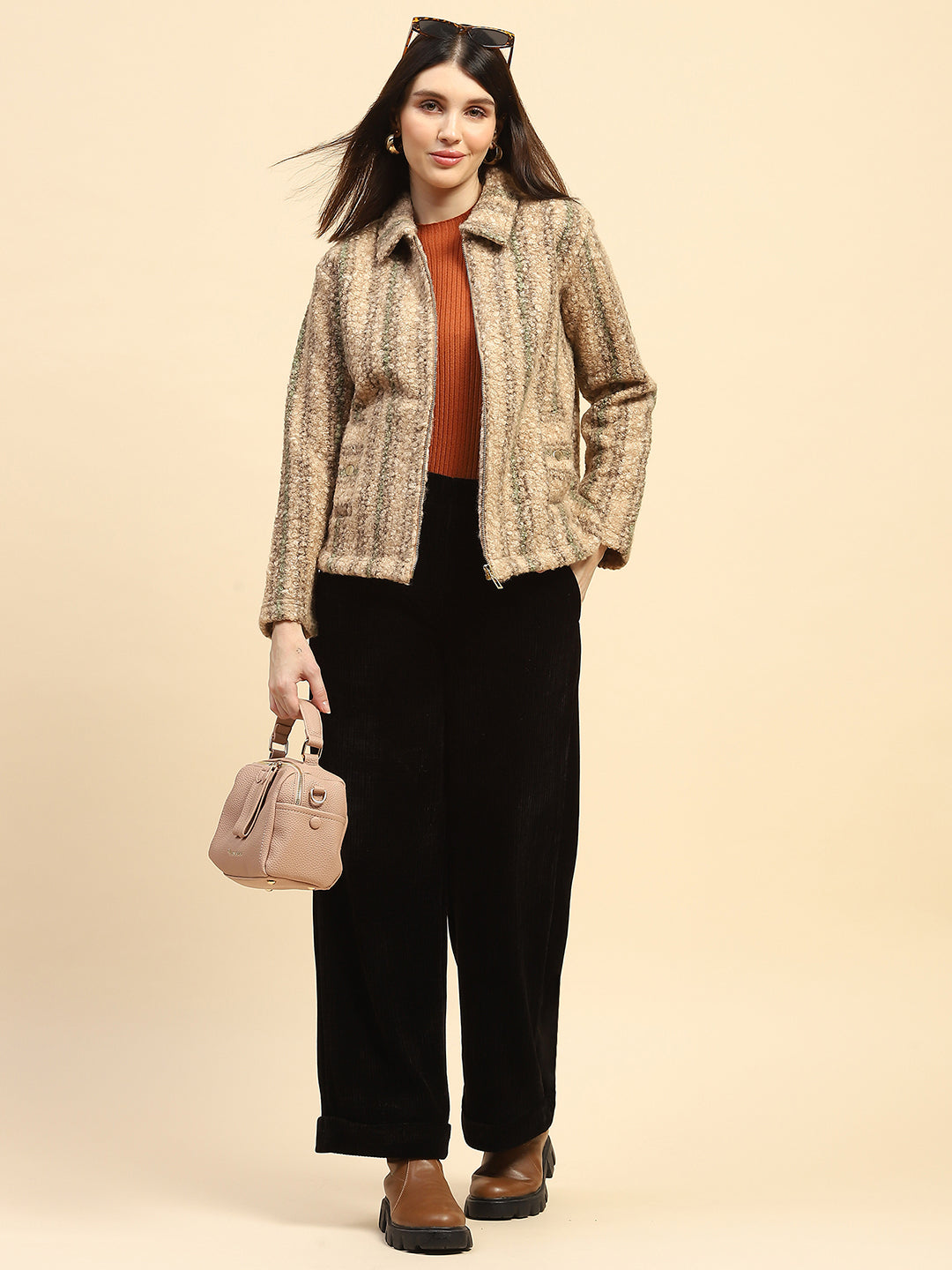 Fawn striped Sweatshirt - Global Republic