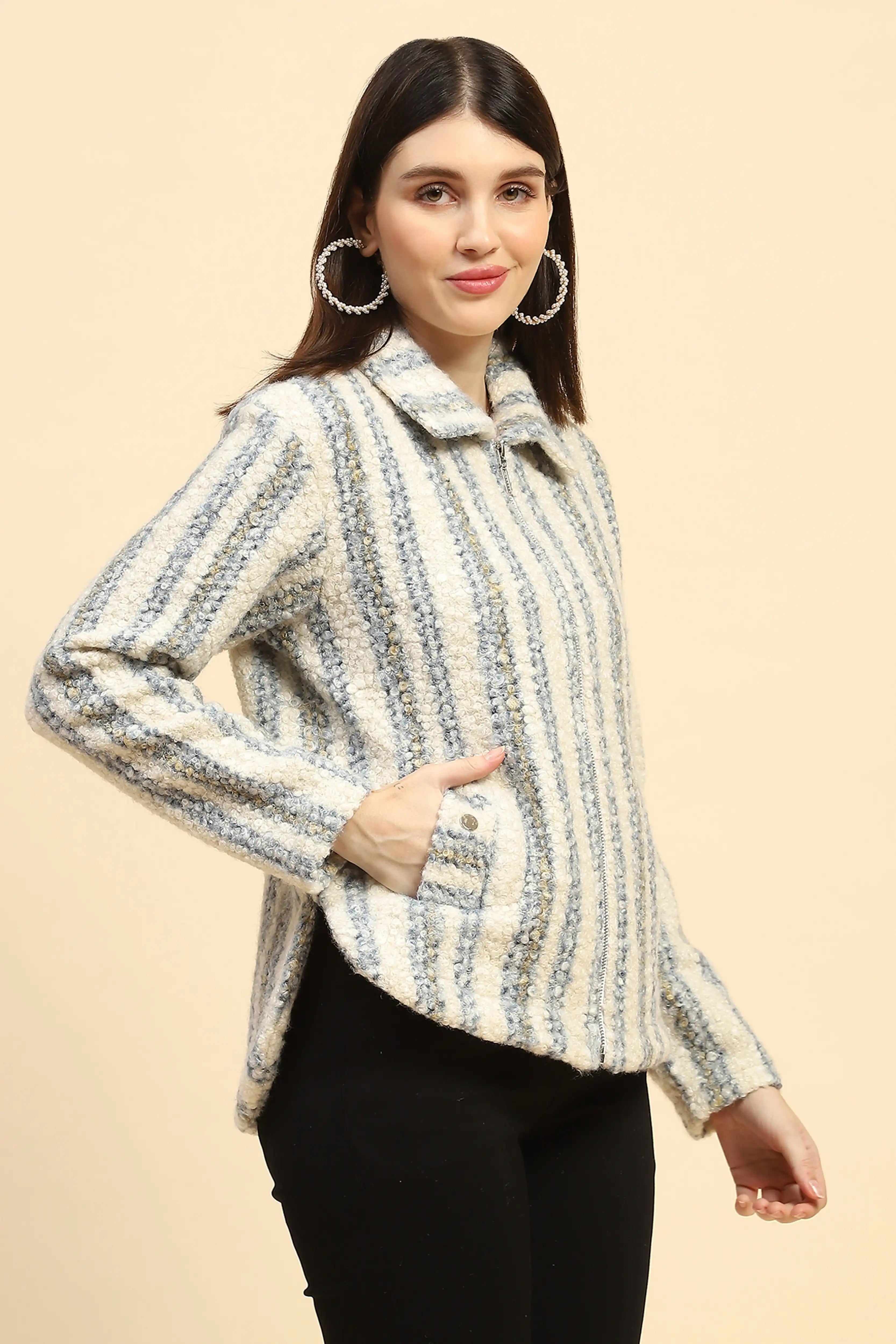 Snow striped Sweatshirt