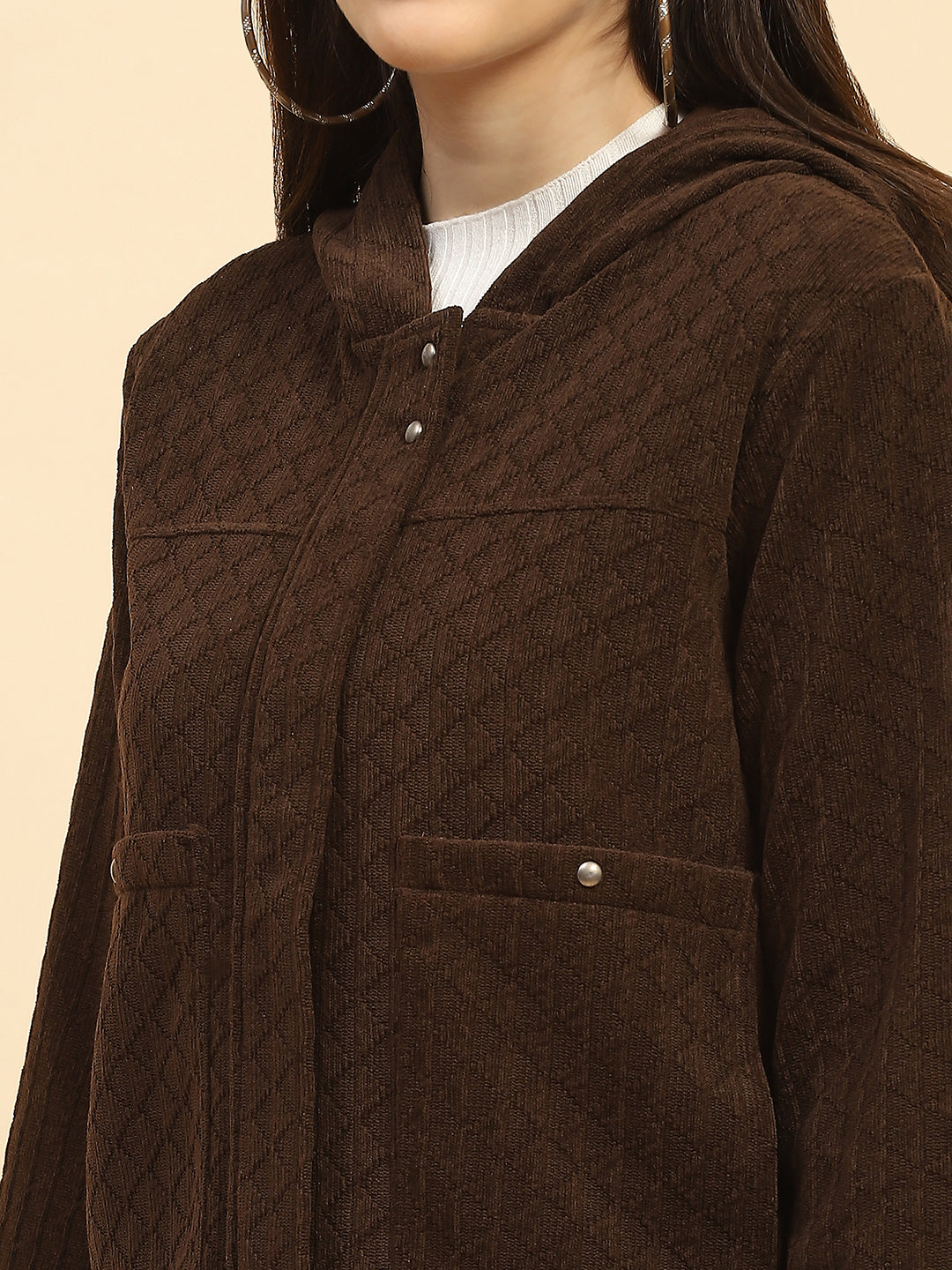 Coffee Solid Sweatshirt - Global Republic