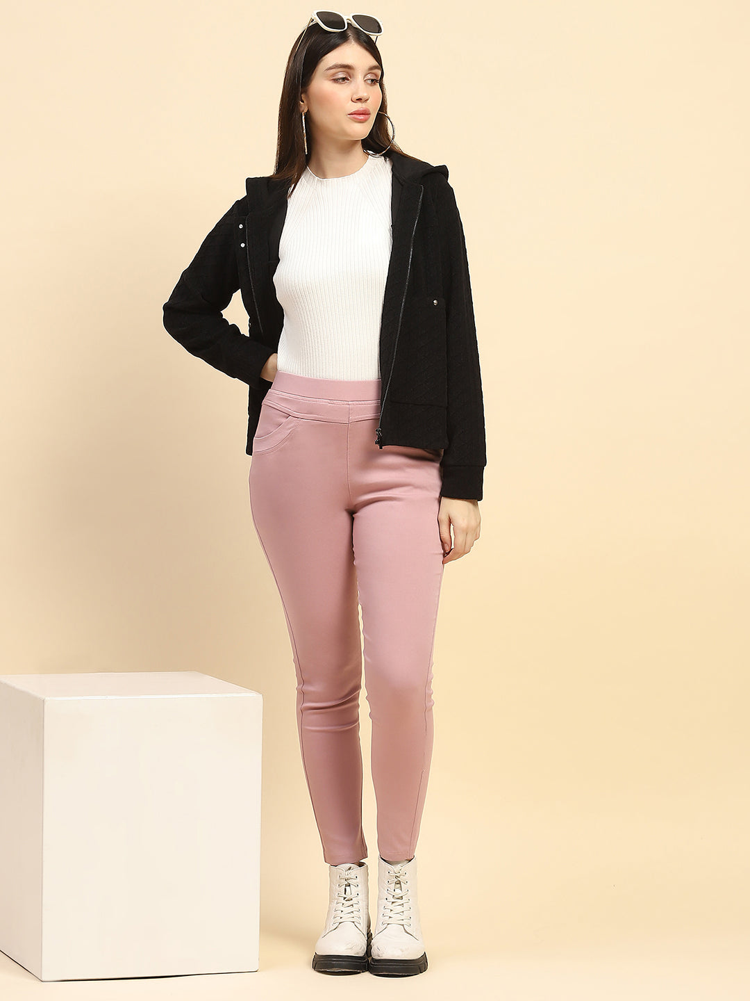 Black Solid Sweatshirt - Global Republic