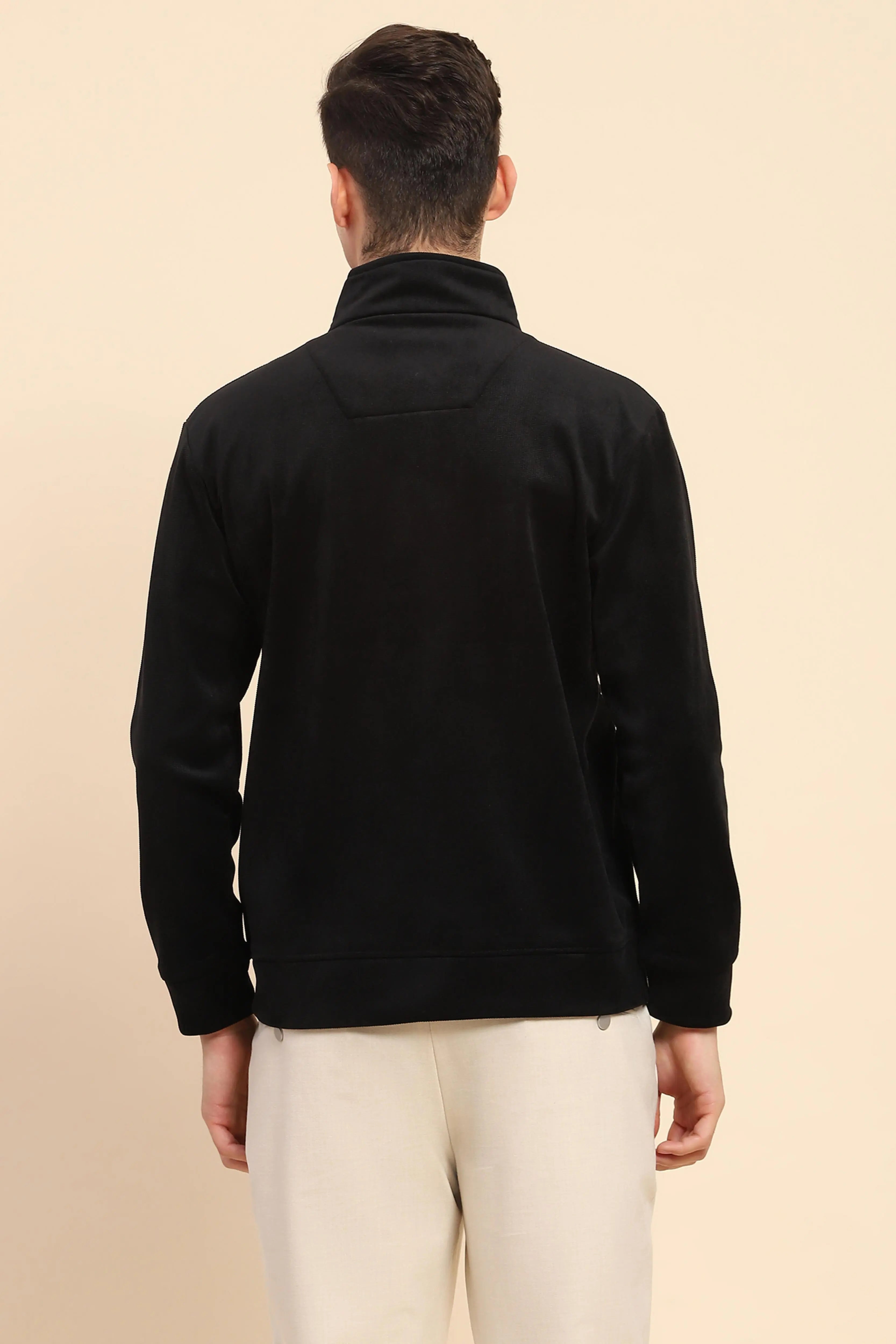 Black Solid Jacket - Global Republic