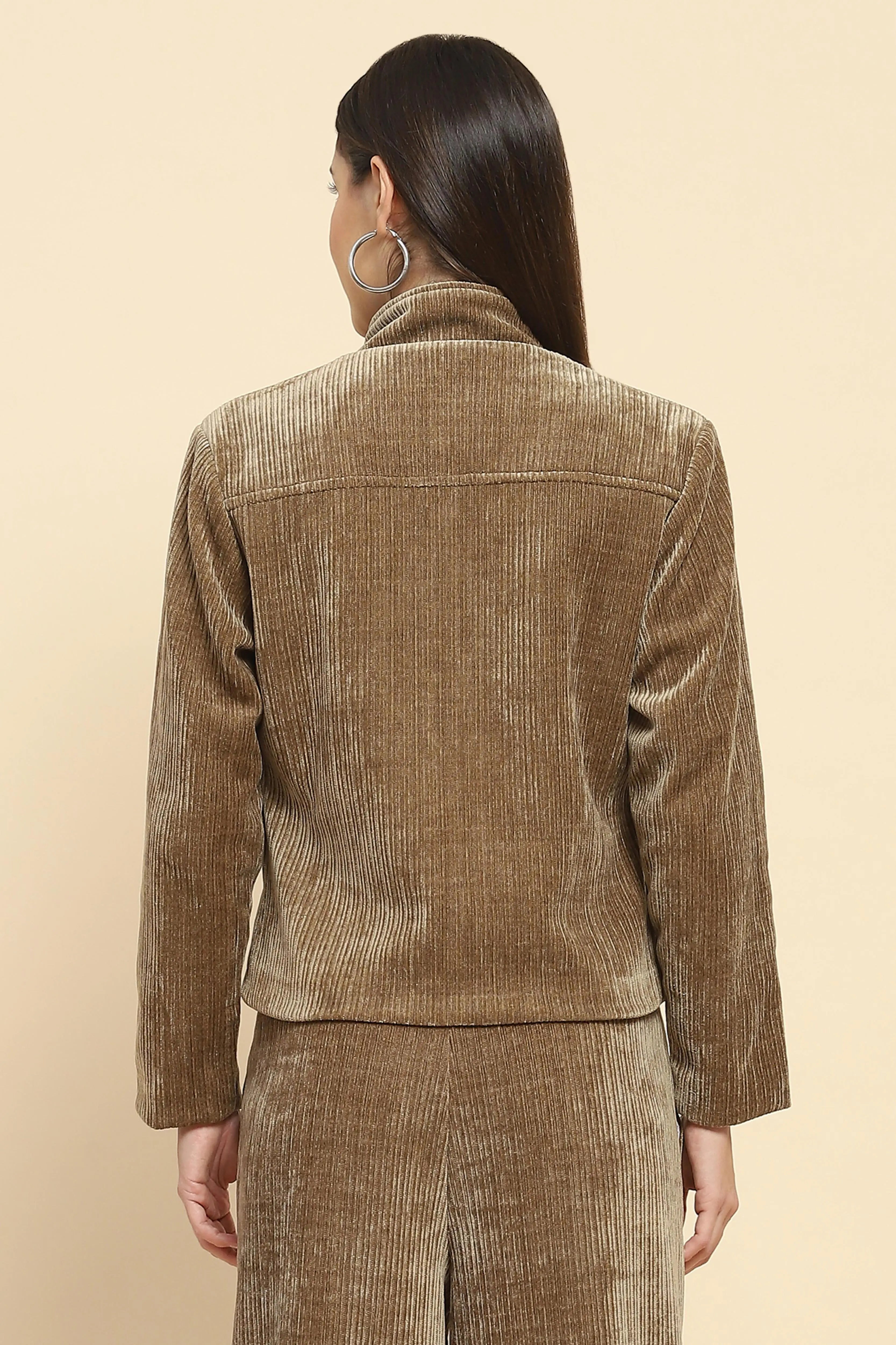 Olive Short Winter Jacket - Global Republic