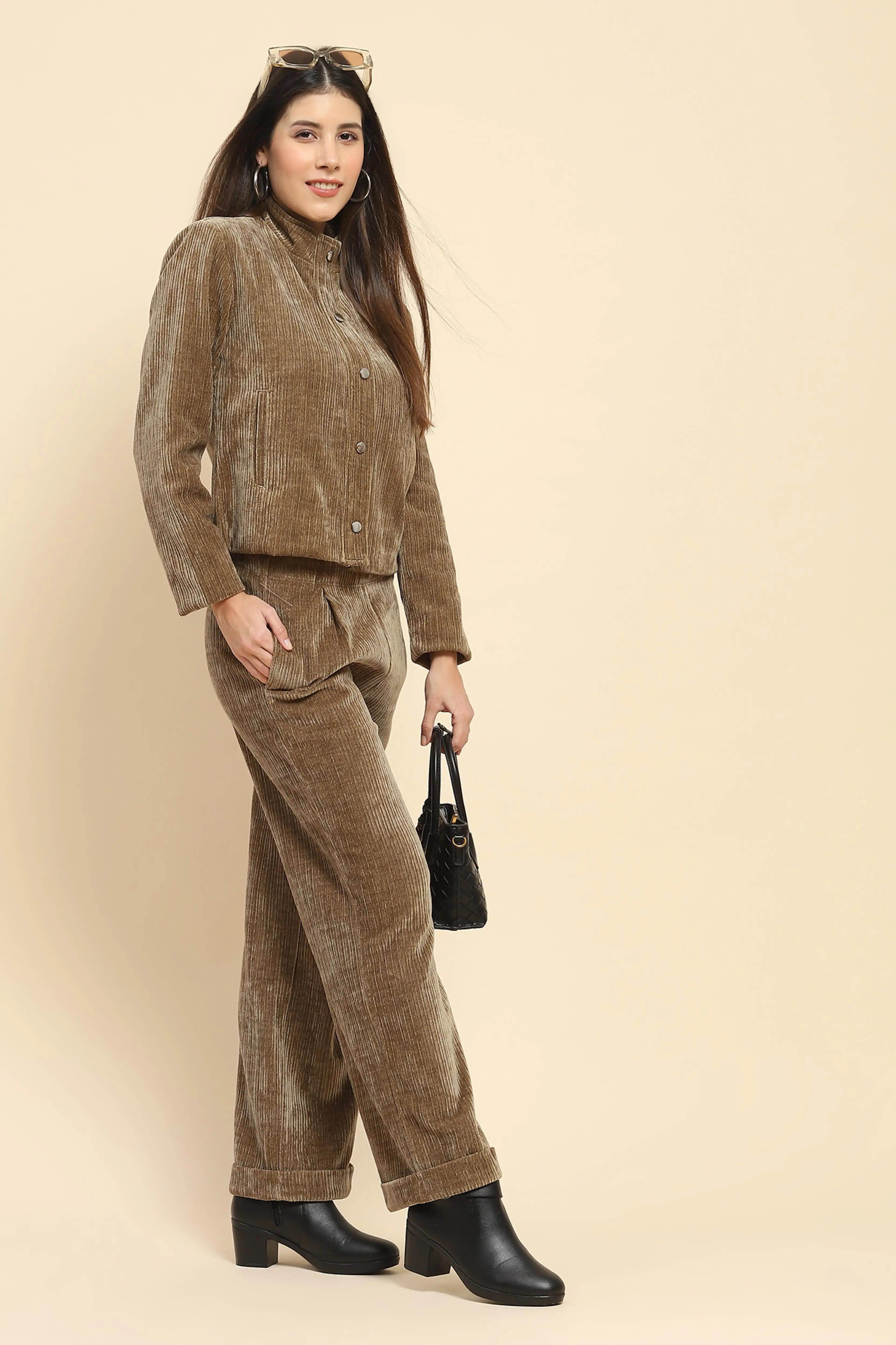 Olive Short Winter Jacket - Global Republic