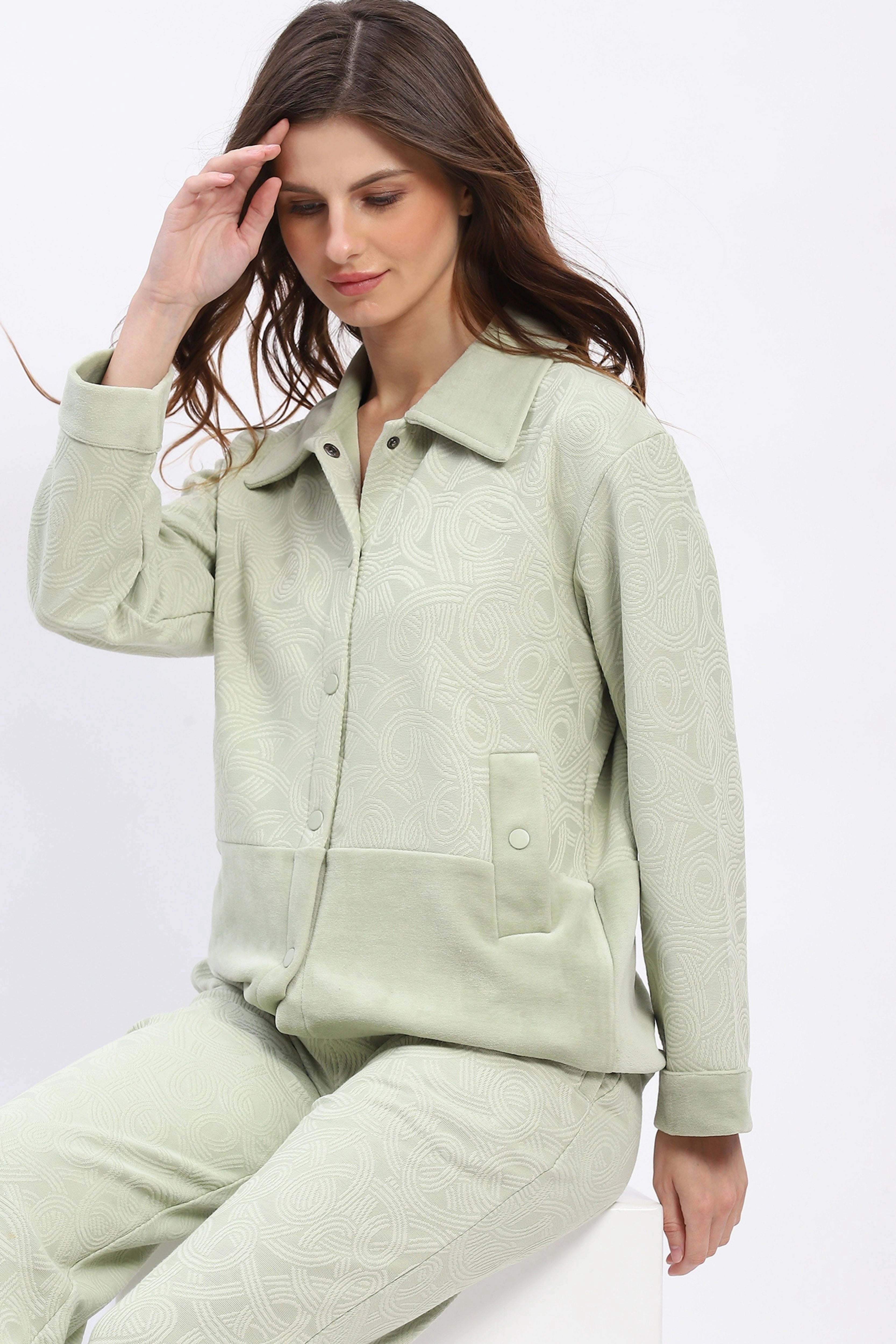 Shacket-Style Winter Night Suit - Global Republic