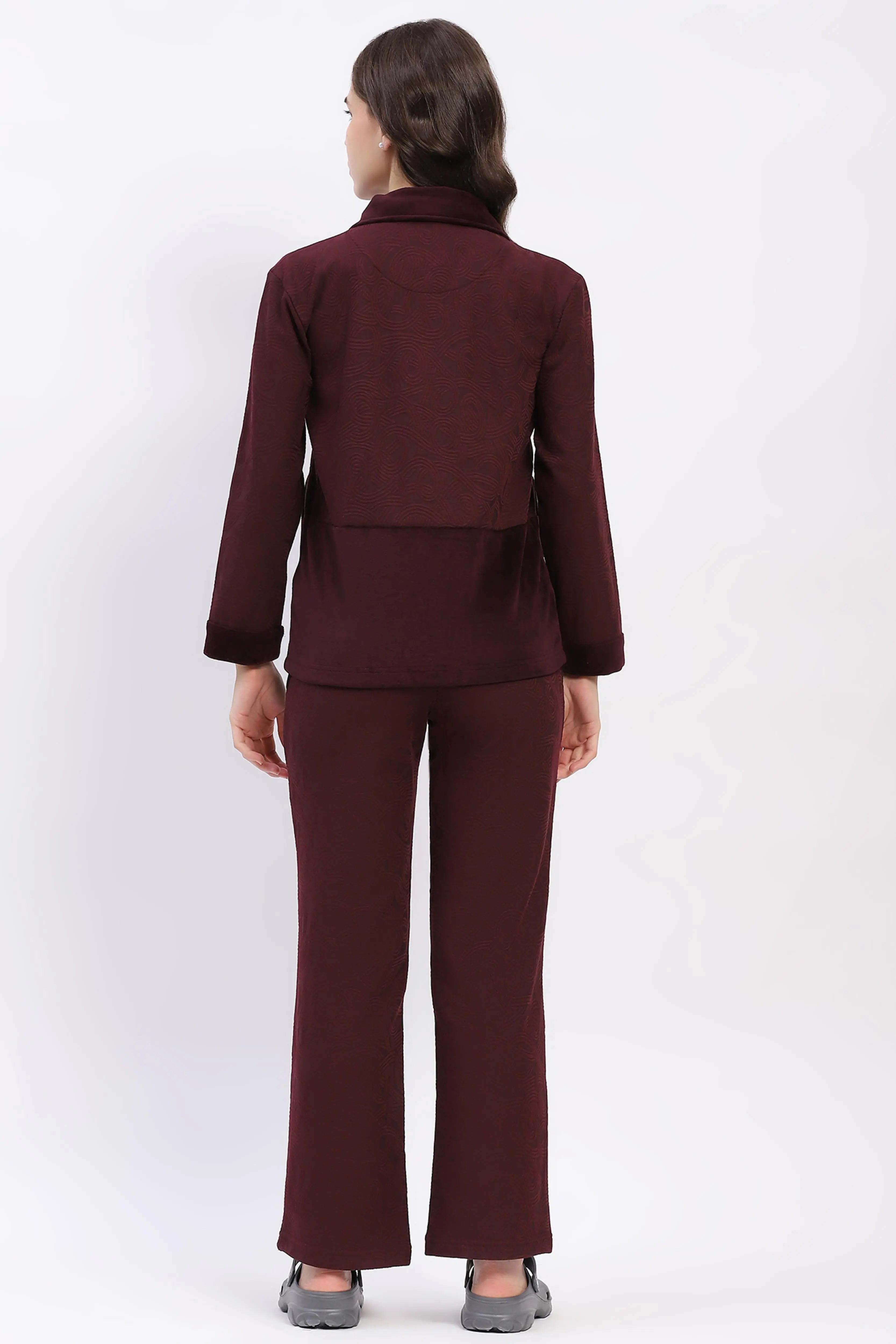 Shacket-Style Winter Night Suit - Global Republic