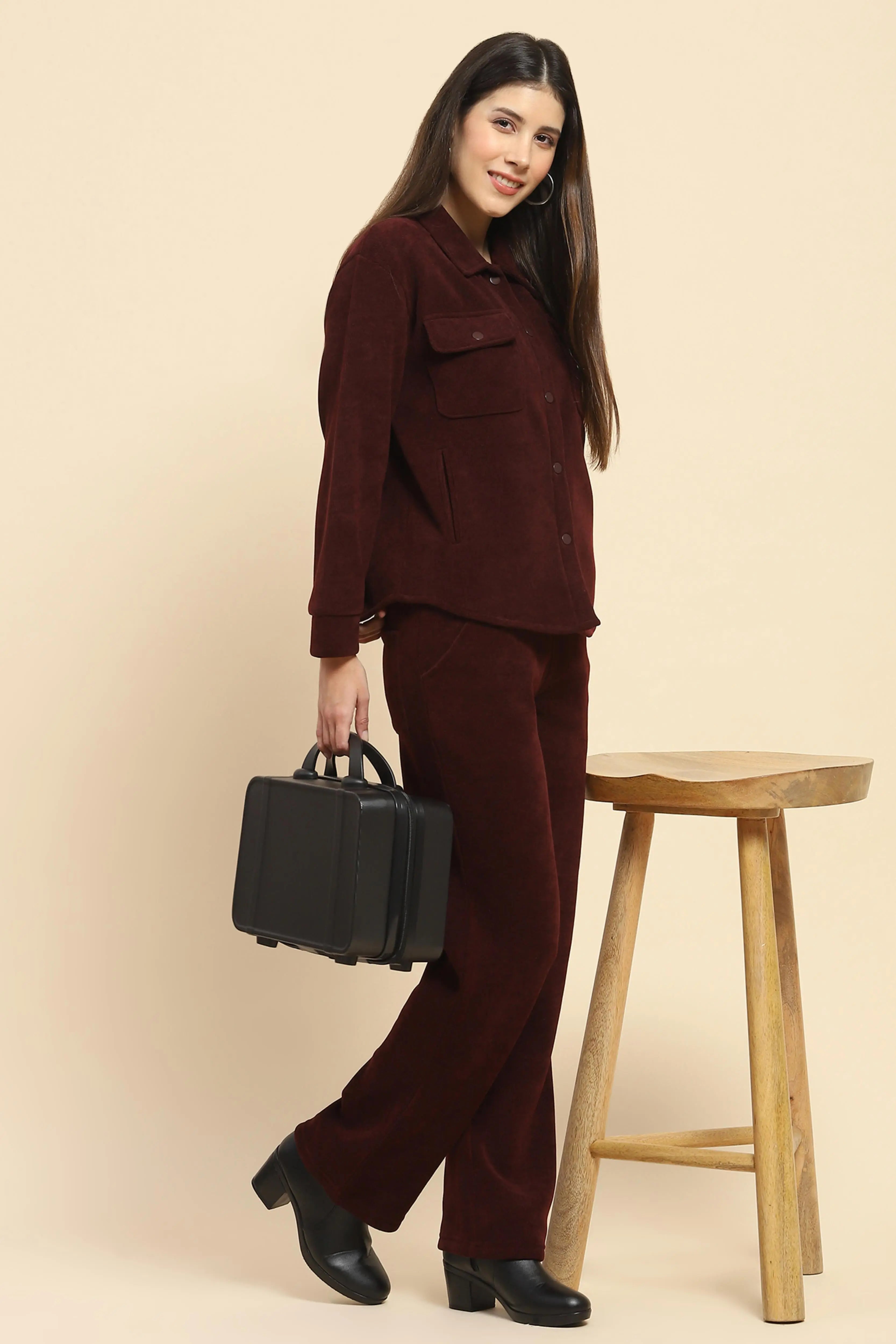 Wine Co-Ord Set - Global Republic