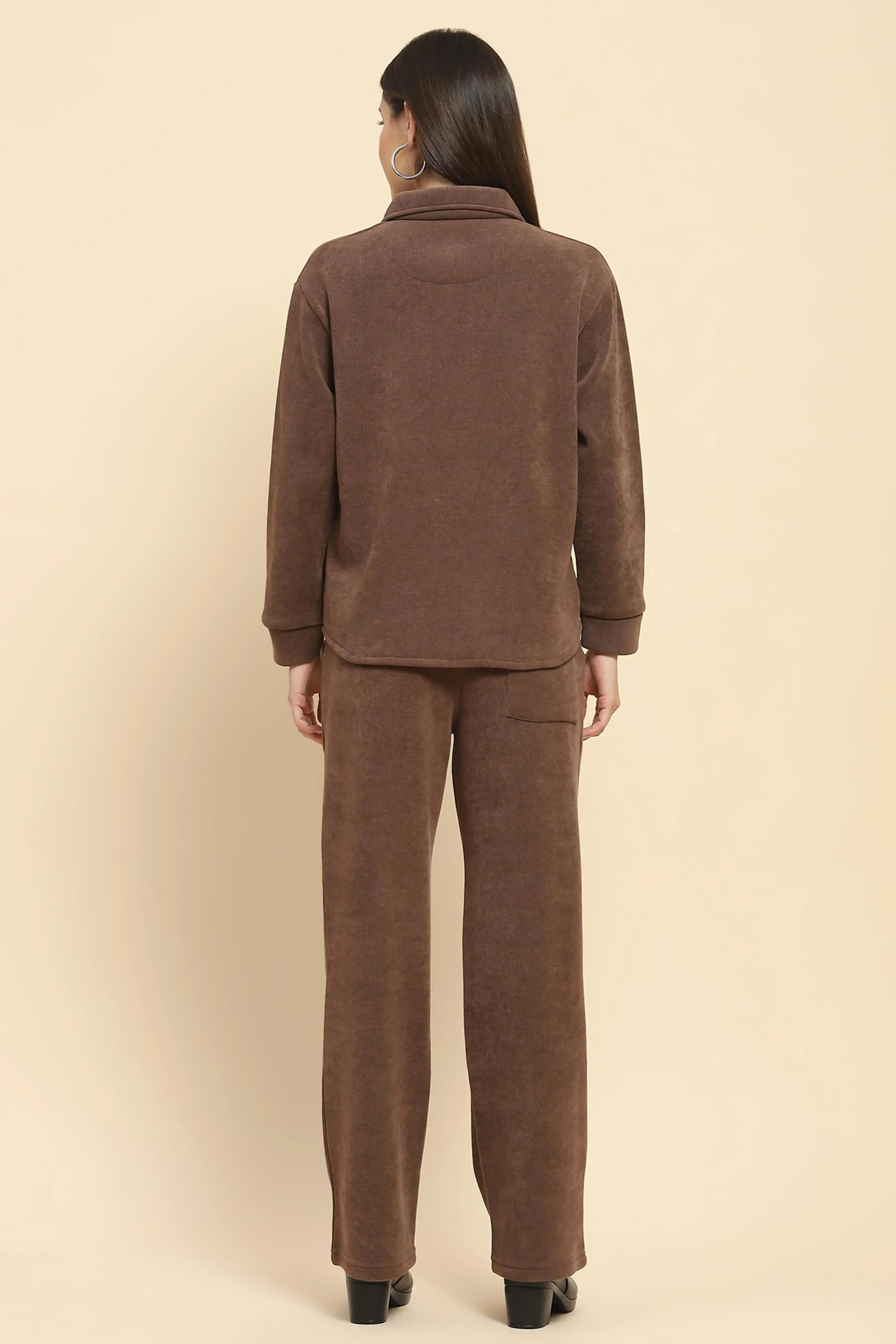 Brown Co-Ord Set - Global Republic