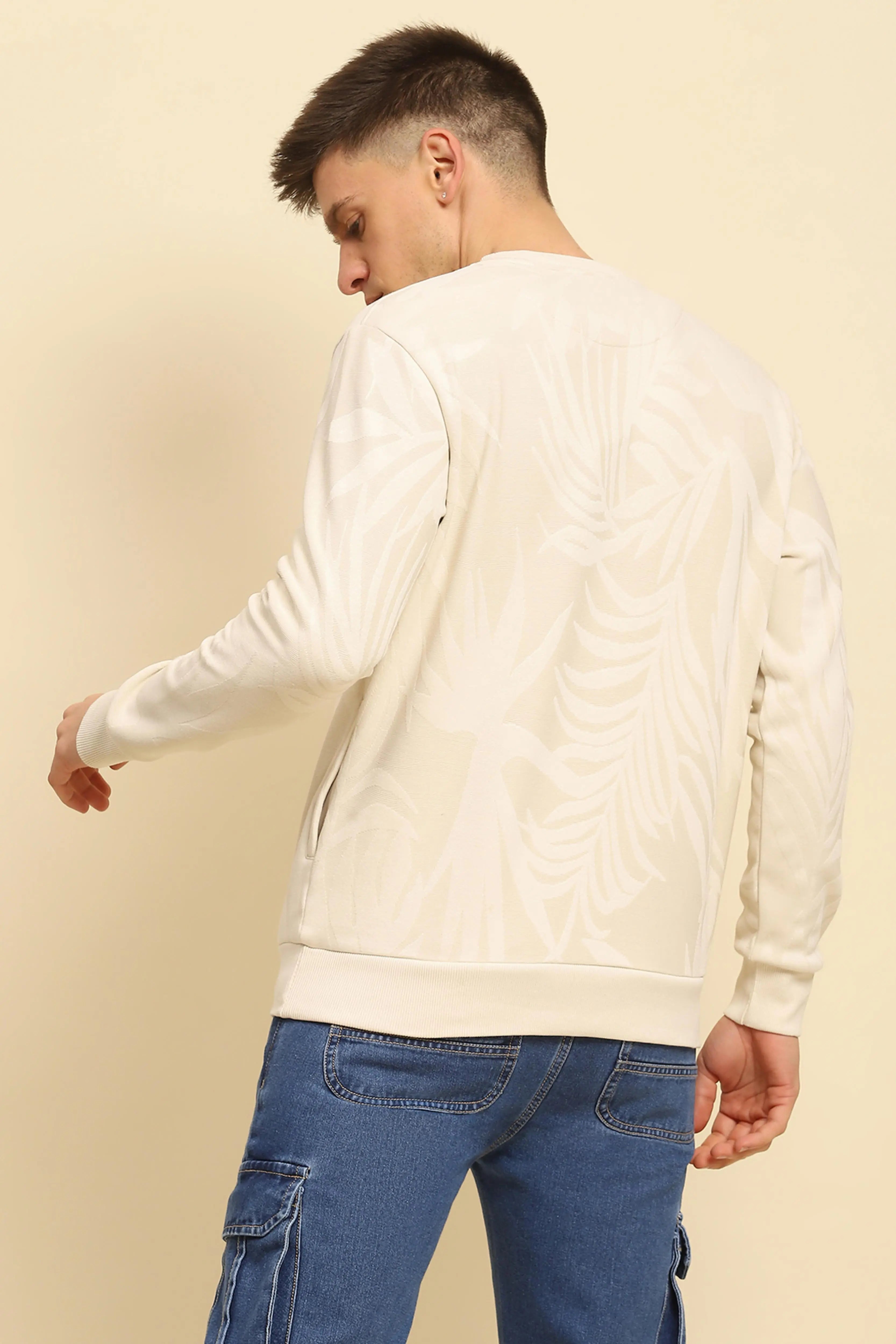 Natural Textured Sweatshirt - Global Republic