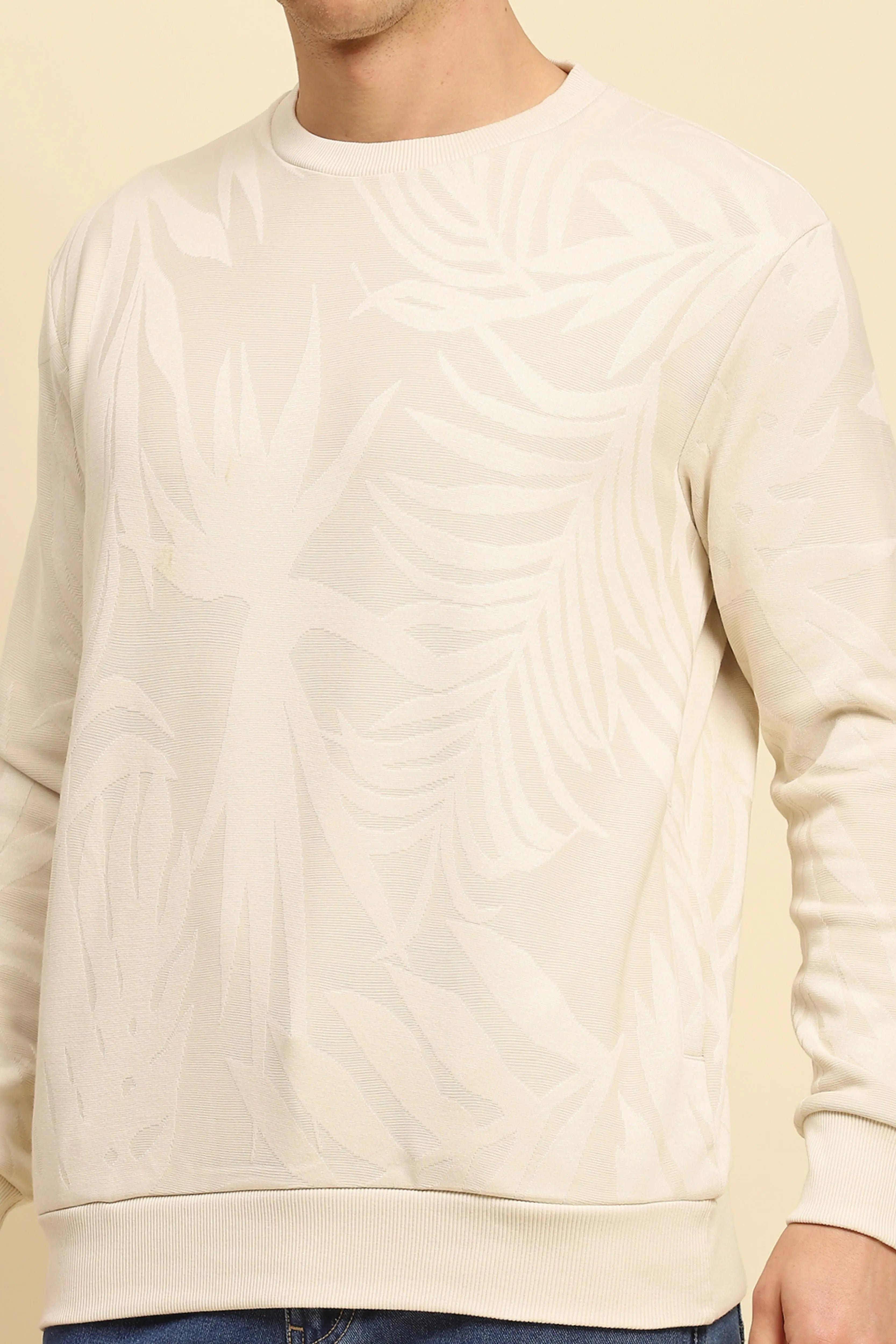 Natural Textured Sweatshirt - Global Republic