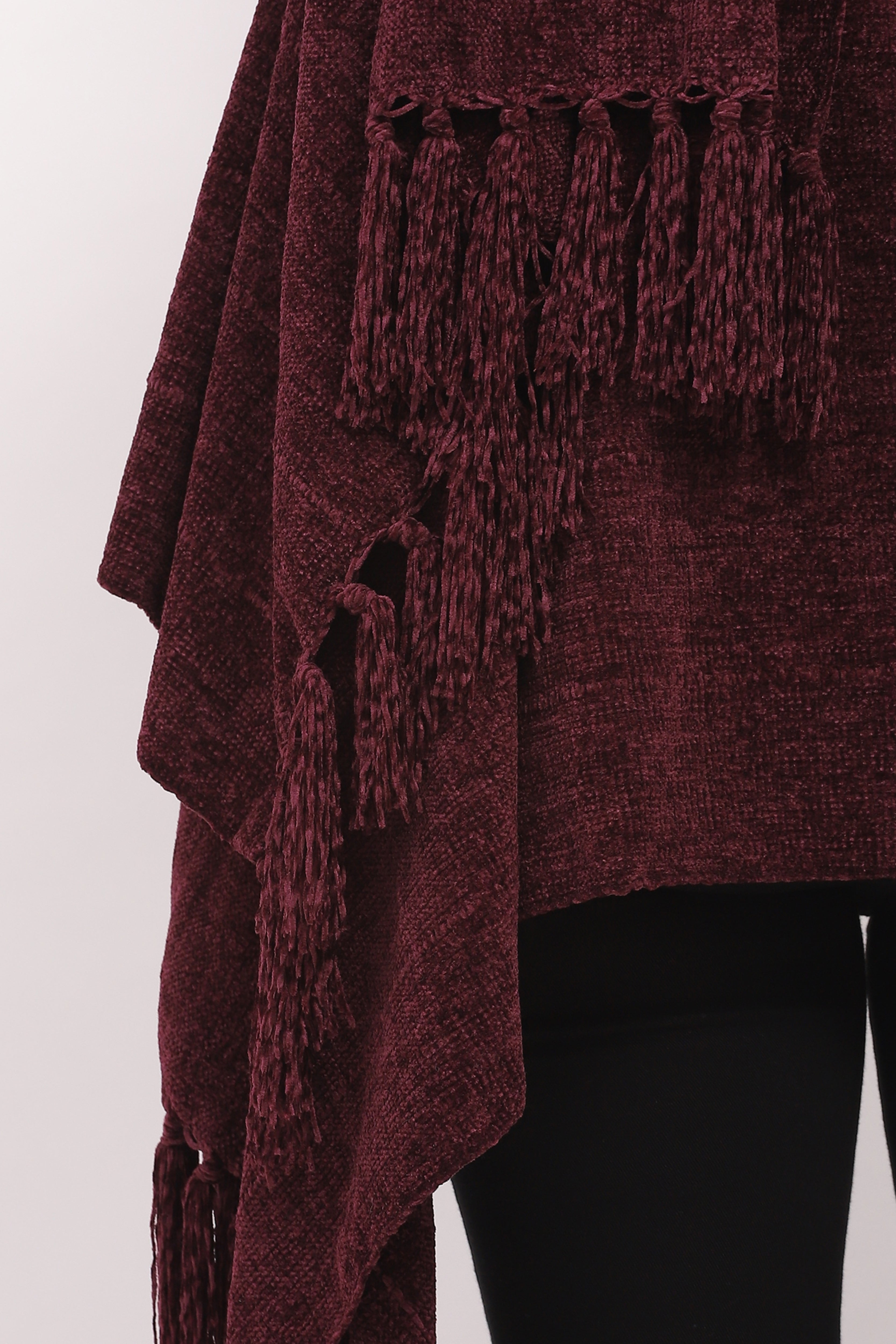 Maroon Luxury Winter Stole