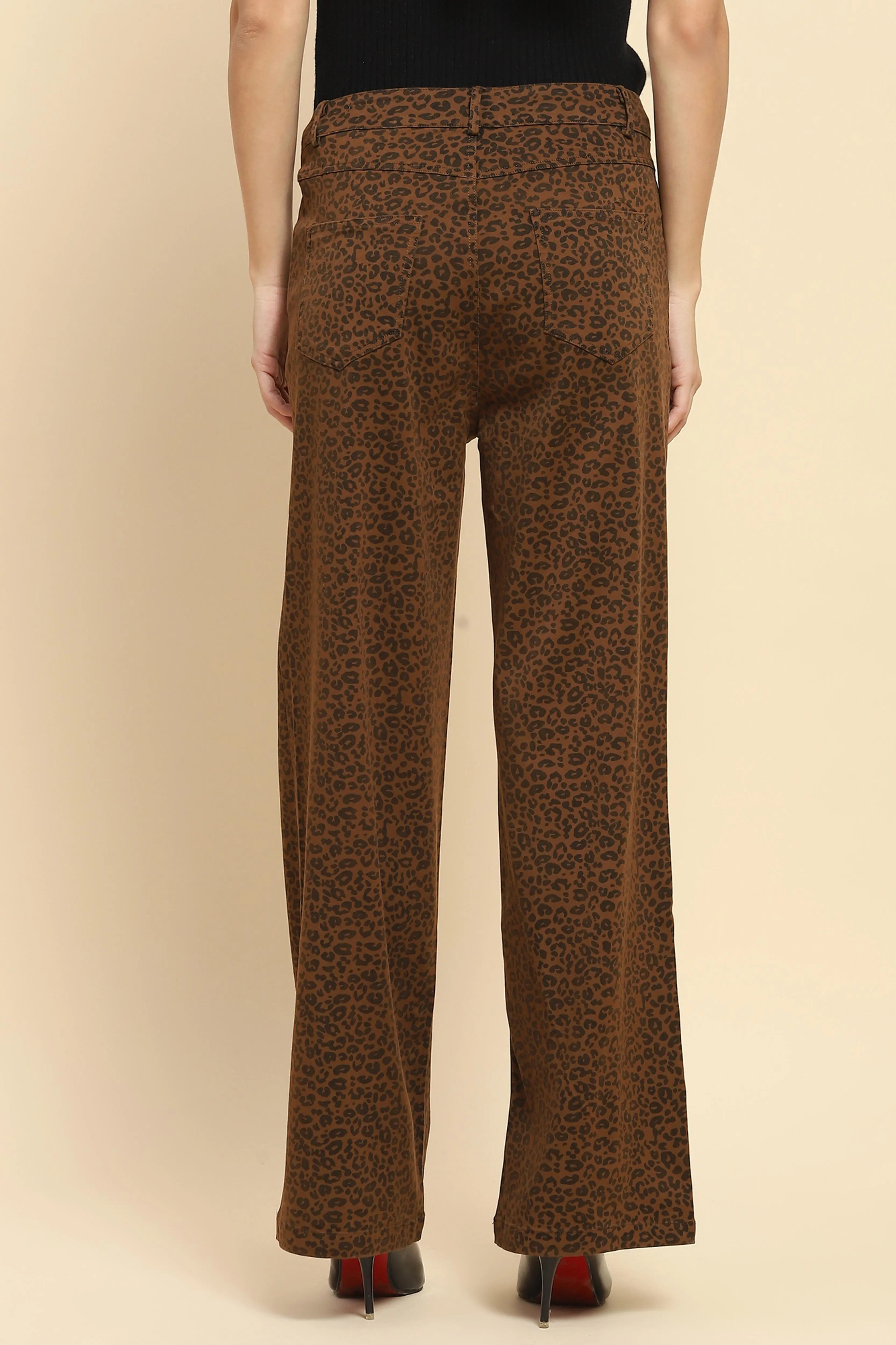 Animal Print Loose Fit Trouser - Global Republic