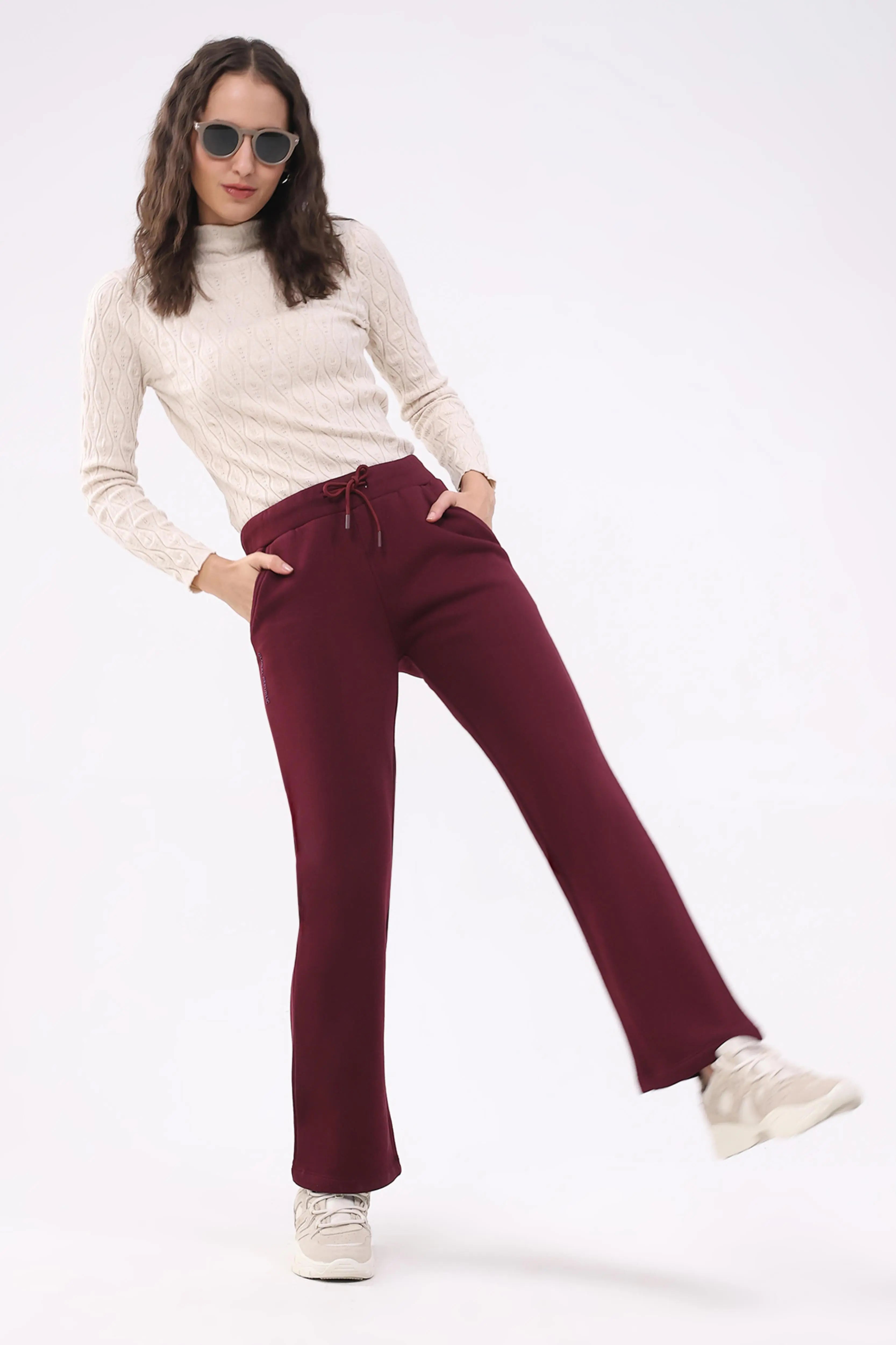 Wine Fleece-Lined Winter Lower - Global Republic