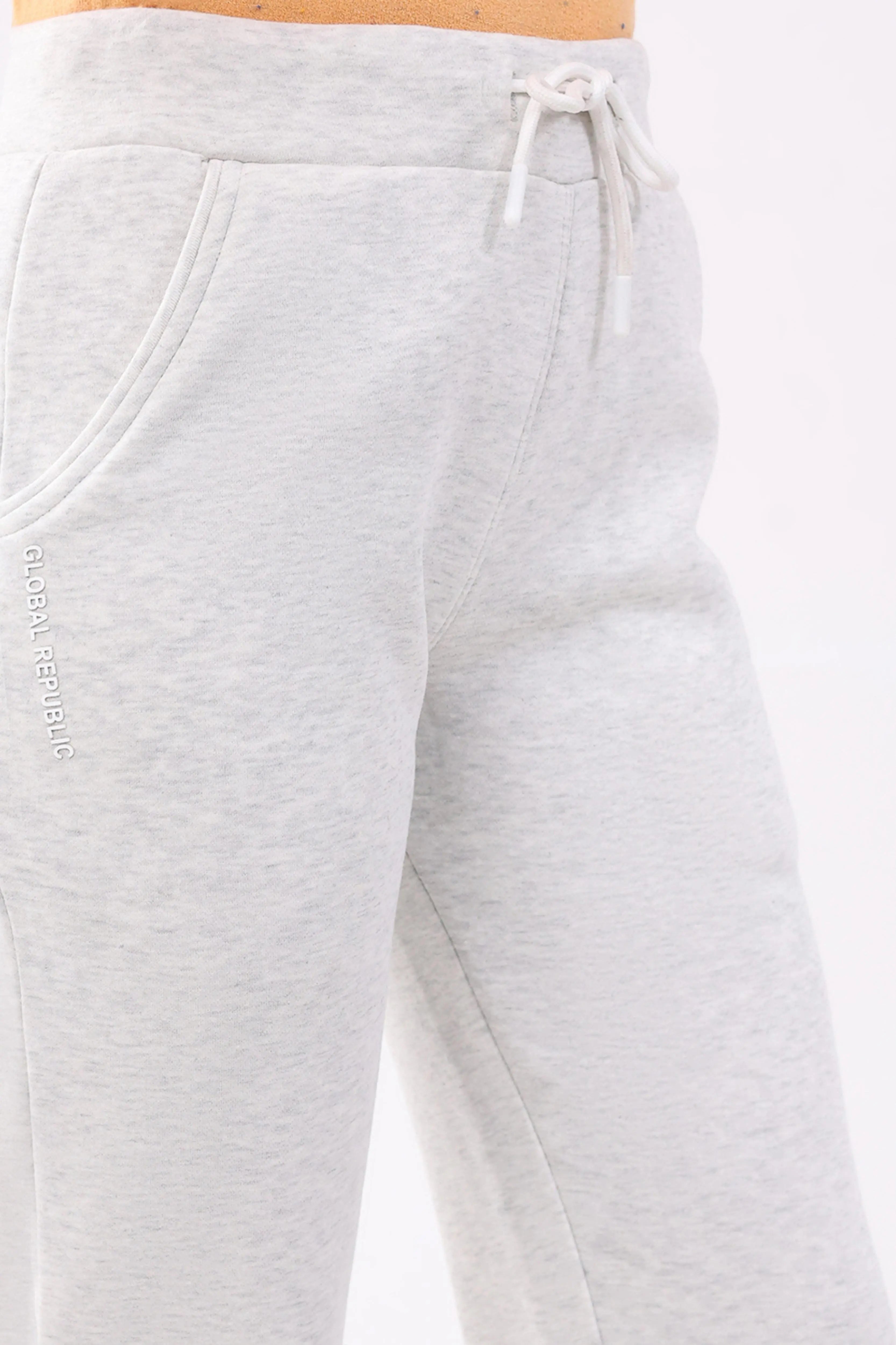 Ecru Fleece-Lined Winter Lower - Global Republic