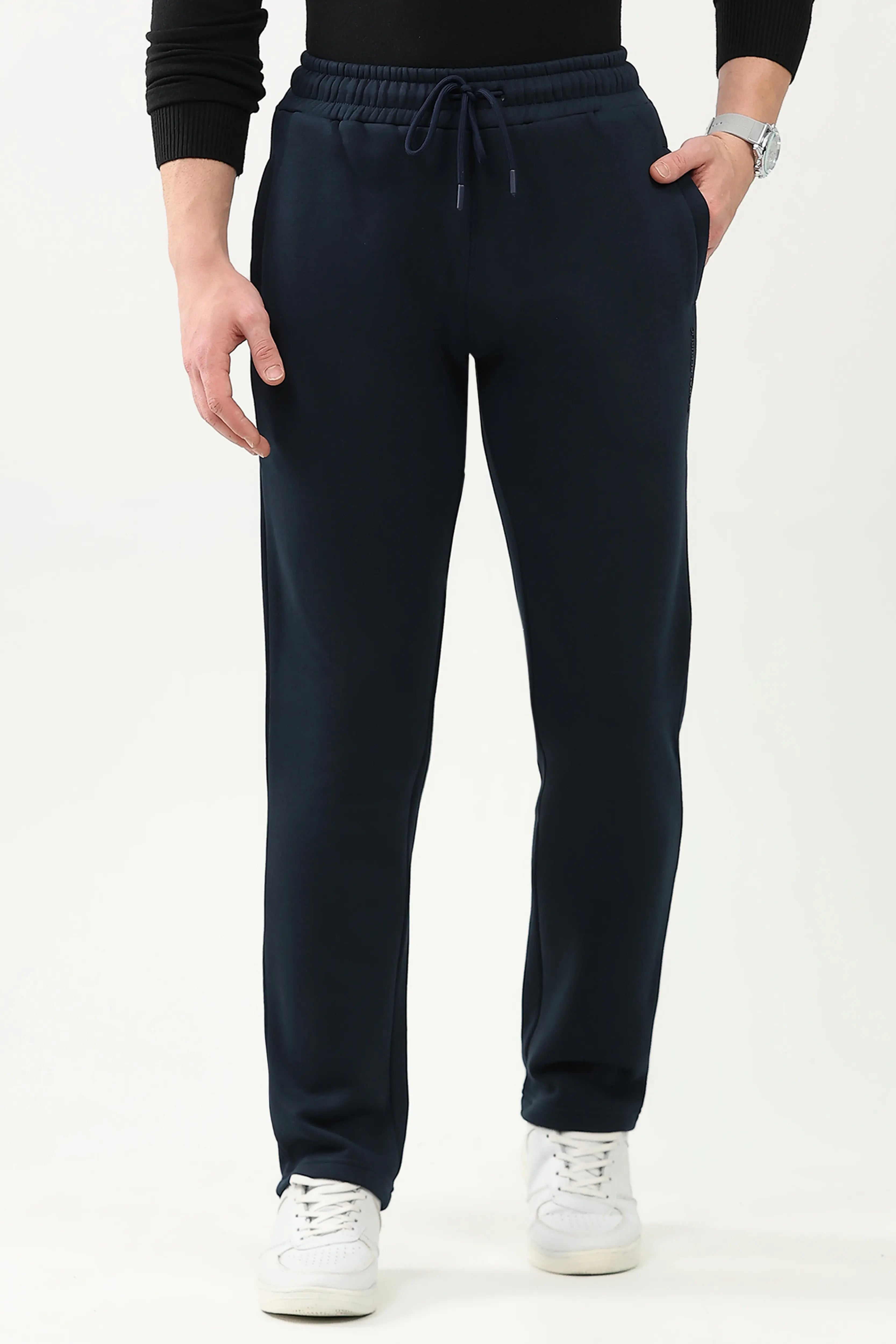 Cotton Fleece-Lined Casual Lower