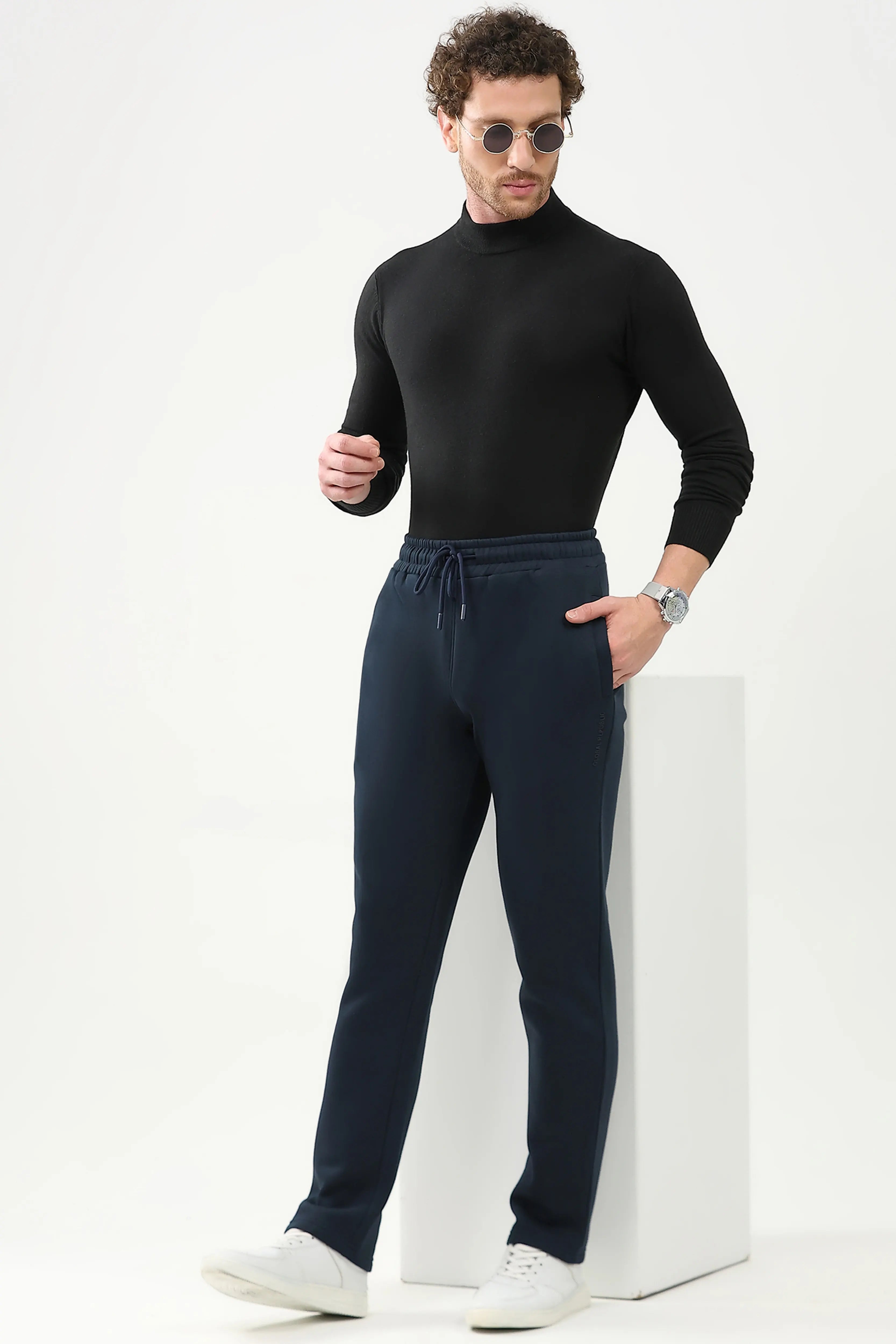 Cotton Fleece-Lined Casual Lower