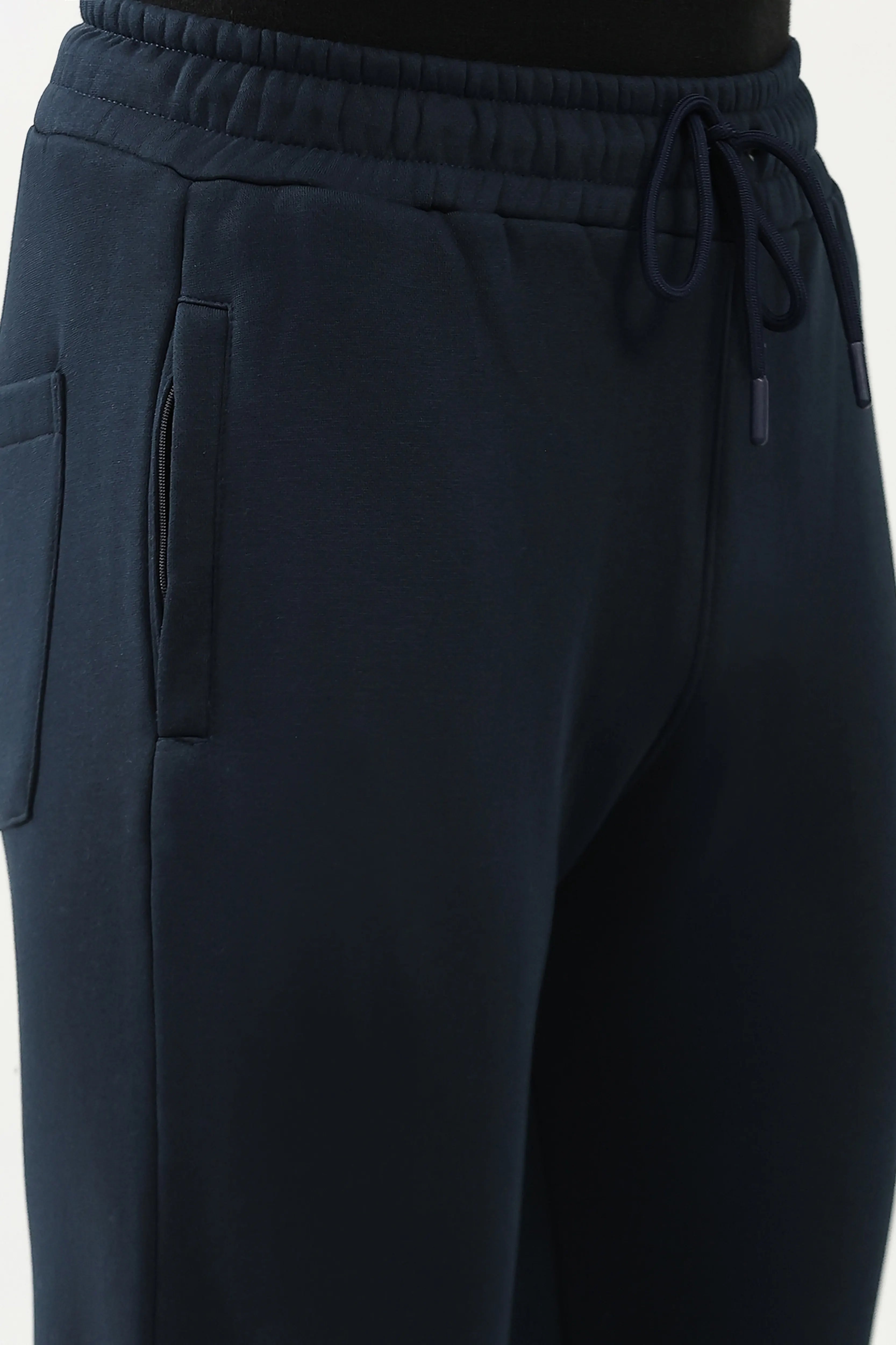 Cotton Fleece-Lined Casual Lower - Global Republic