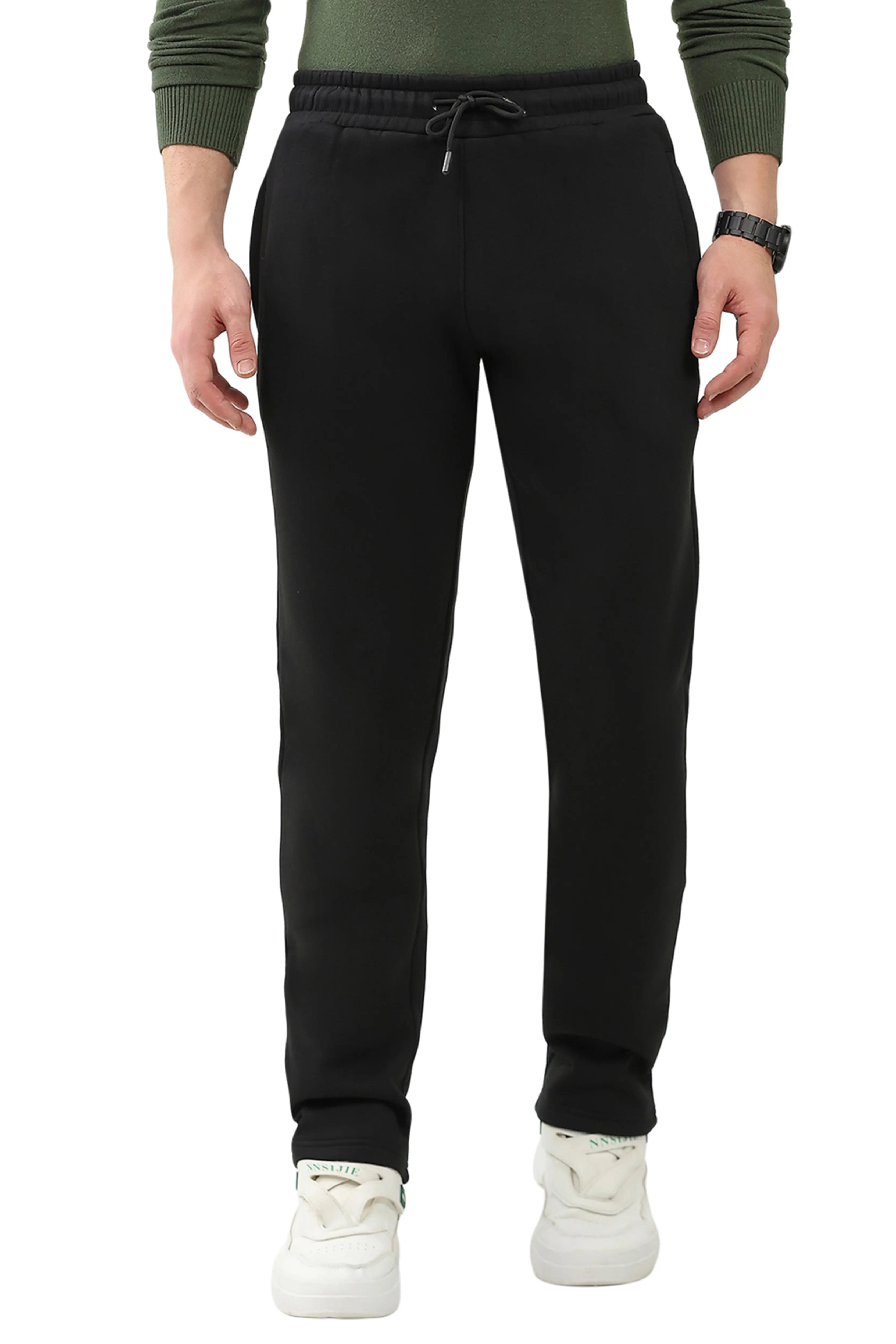 Cotton Fleece-Lined Casual Lower - Global Republic