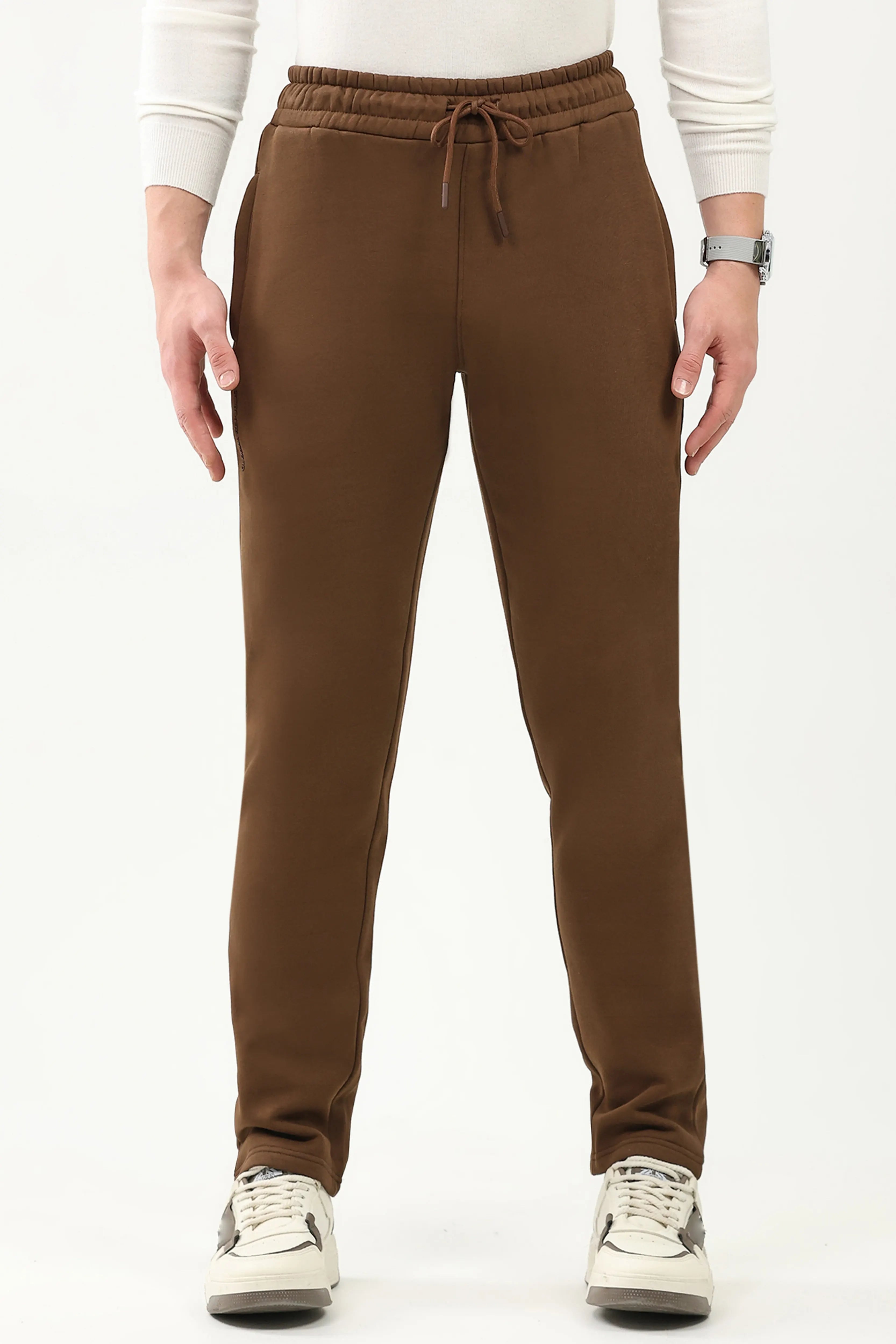 Cotton Fleece-Lined Casual Lower