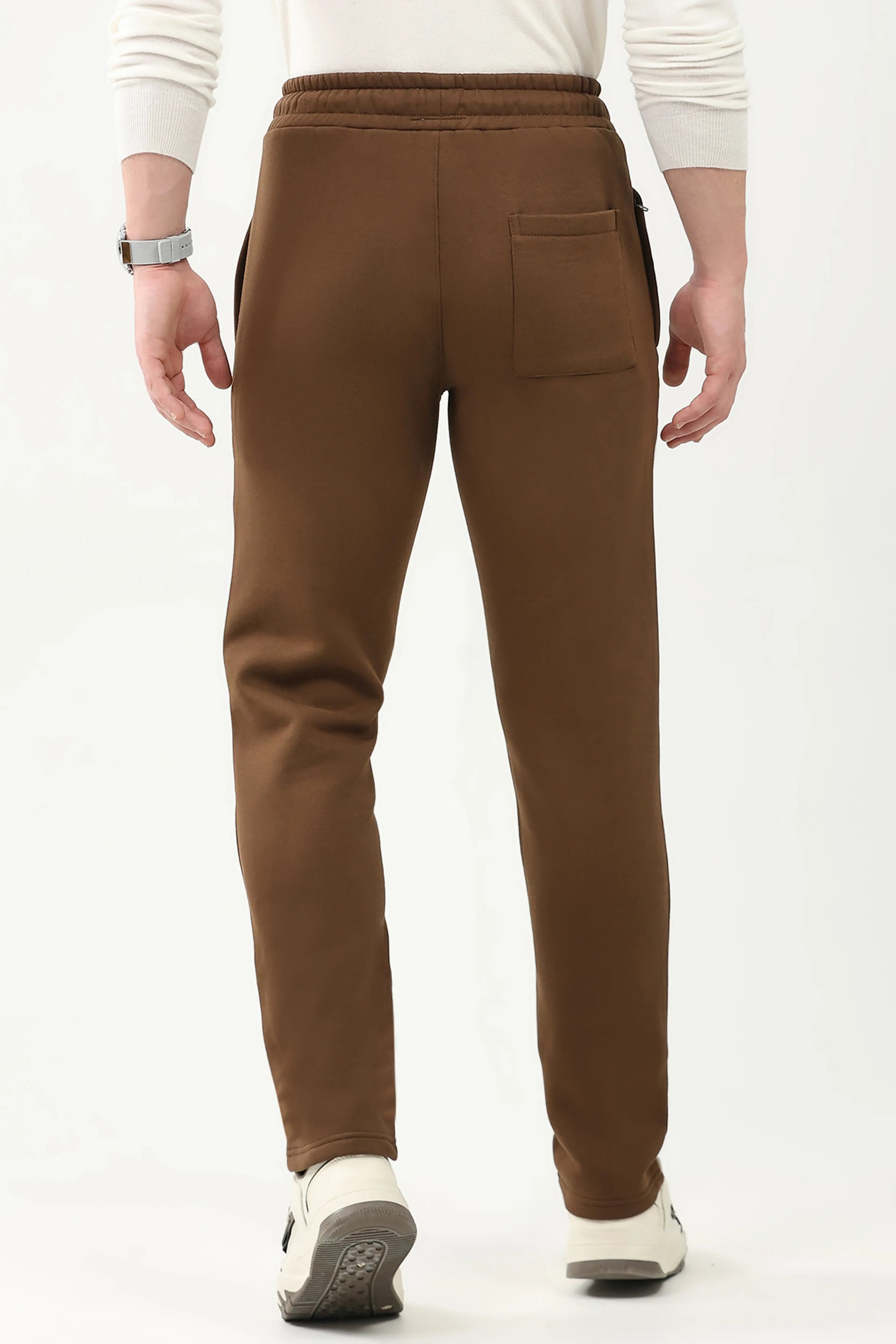 Cotton Fleece-Lined Casual Lower