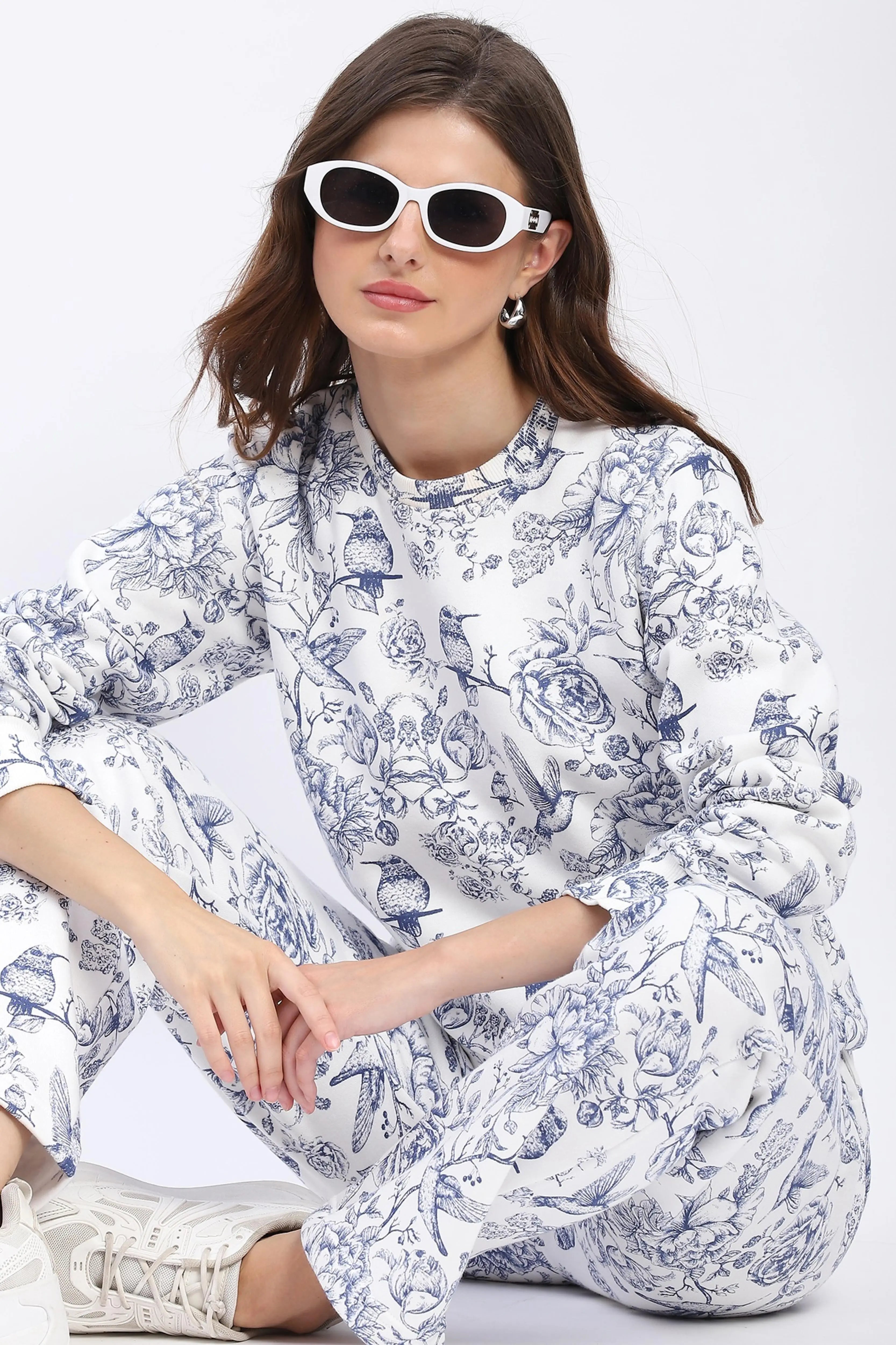 Cotton Fleece Loungewear Set