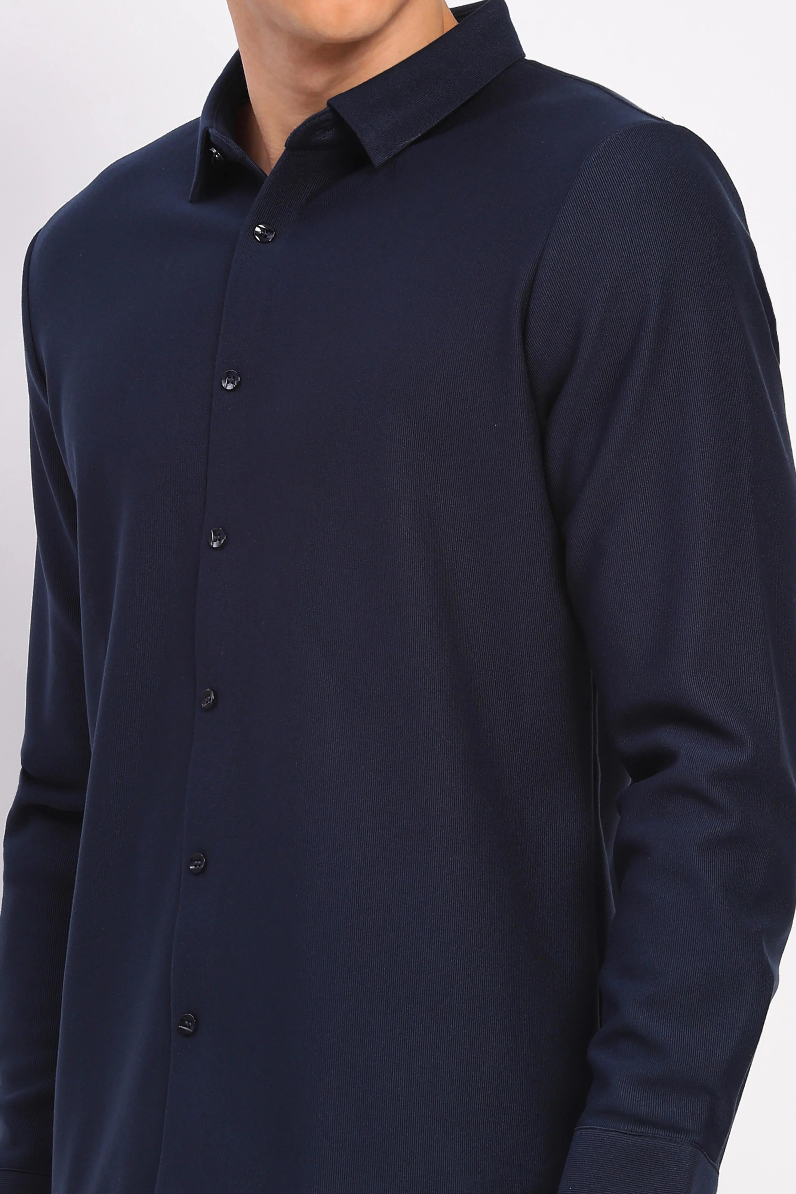Fleece-Lined Stretch Winter Shirt