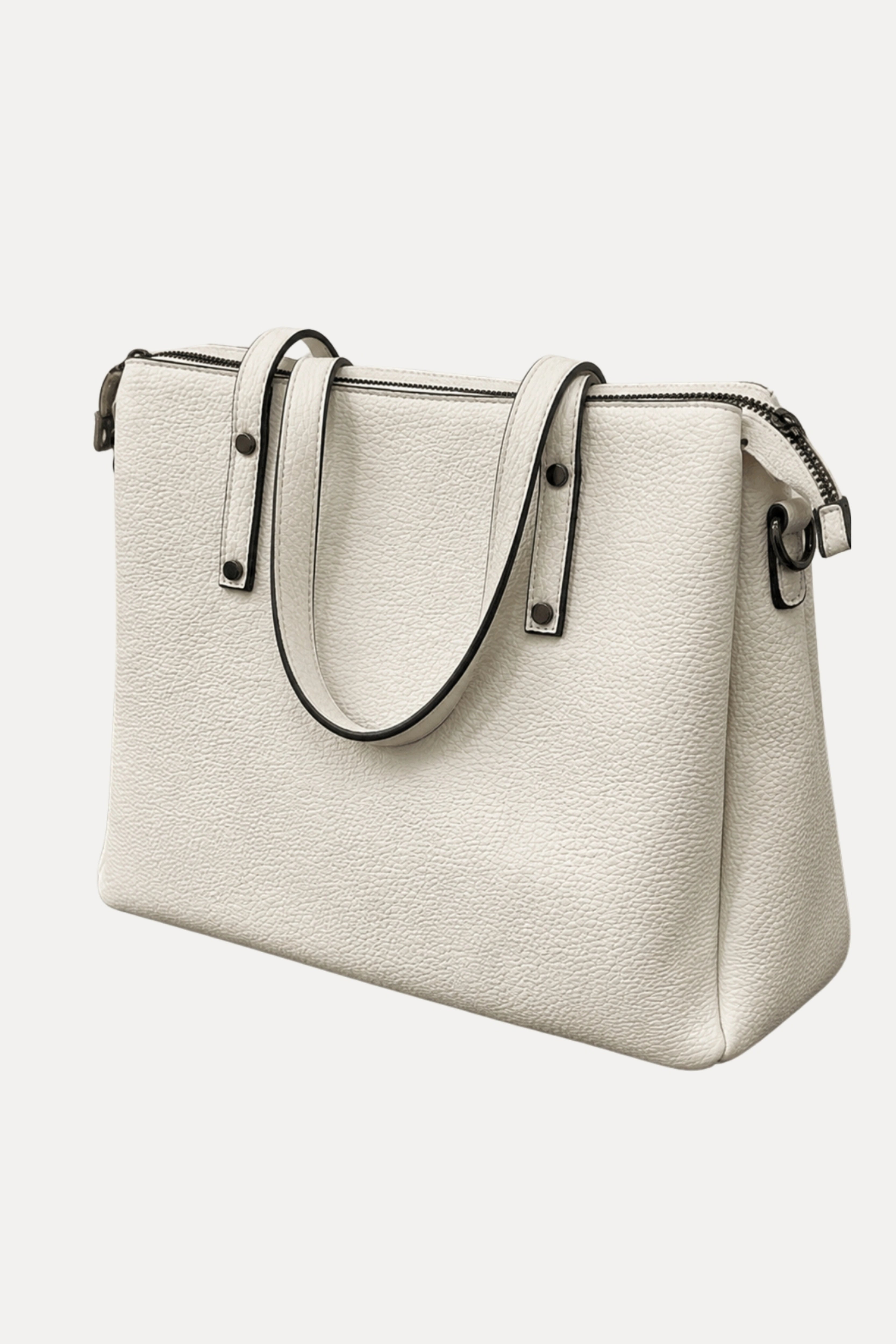 White PU Handbag