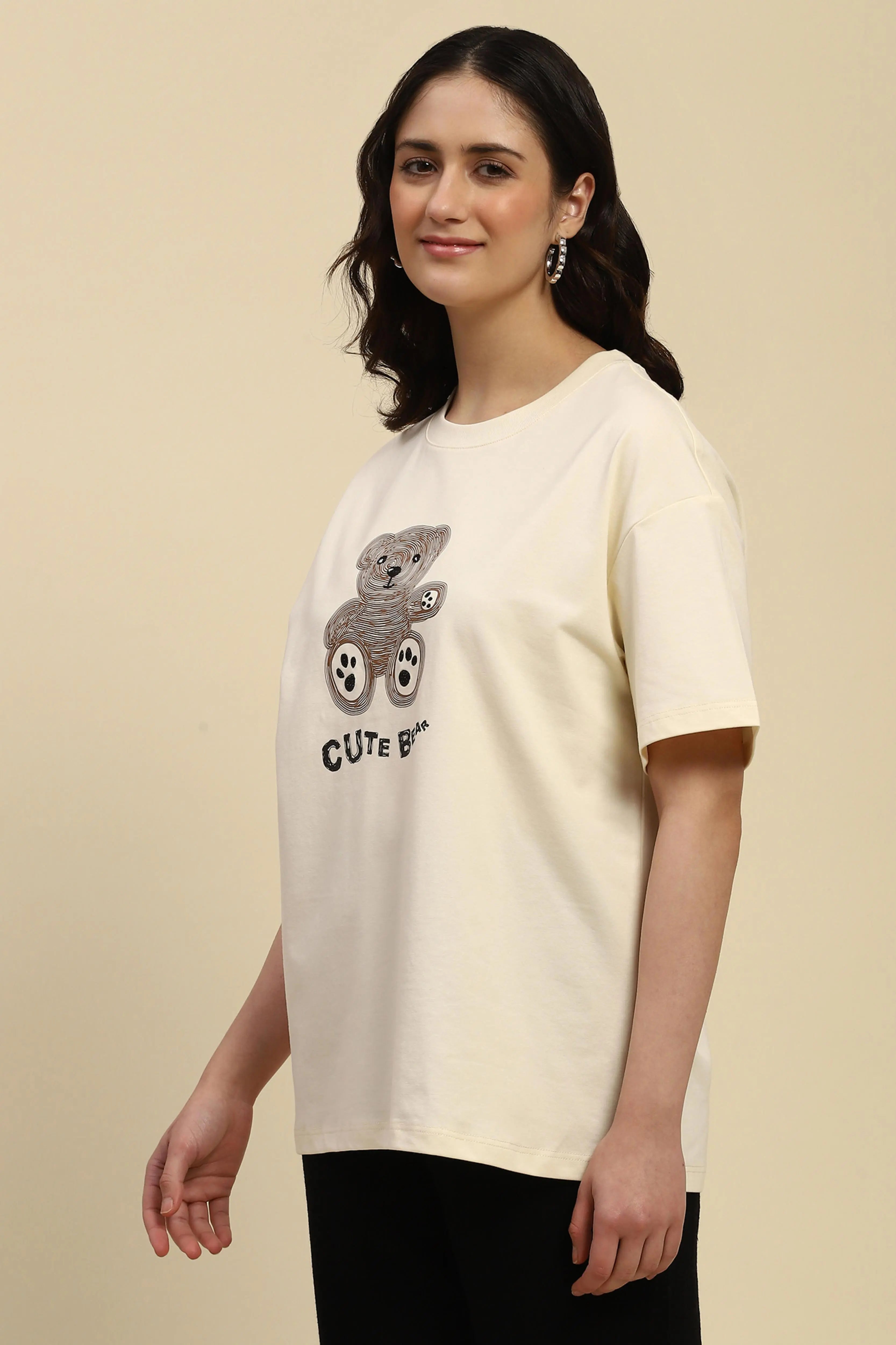 UV Protective Graphic Oversized Top - Global Republic