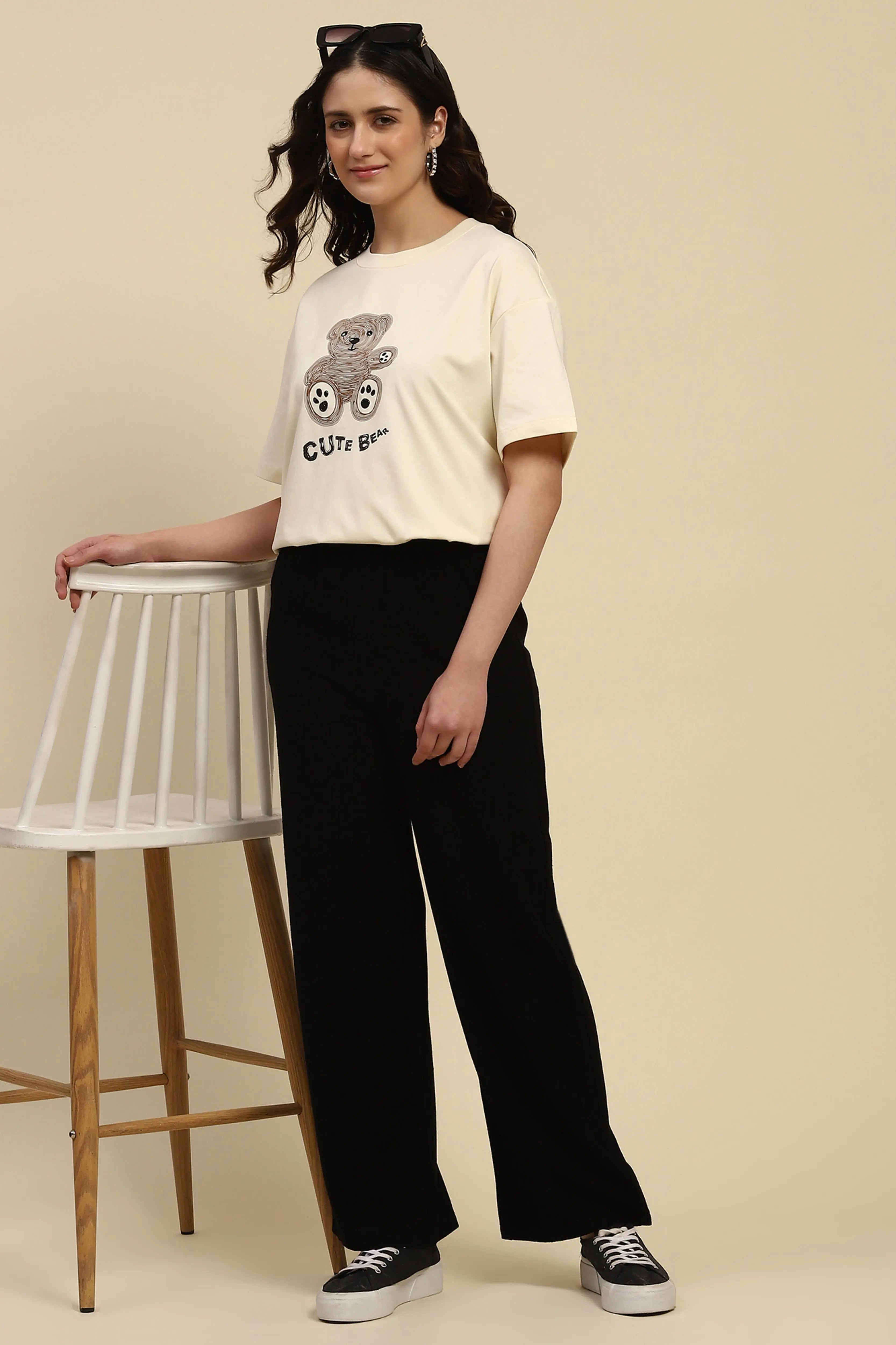 UV Protective Graphic Oversized Top - Global Republic