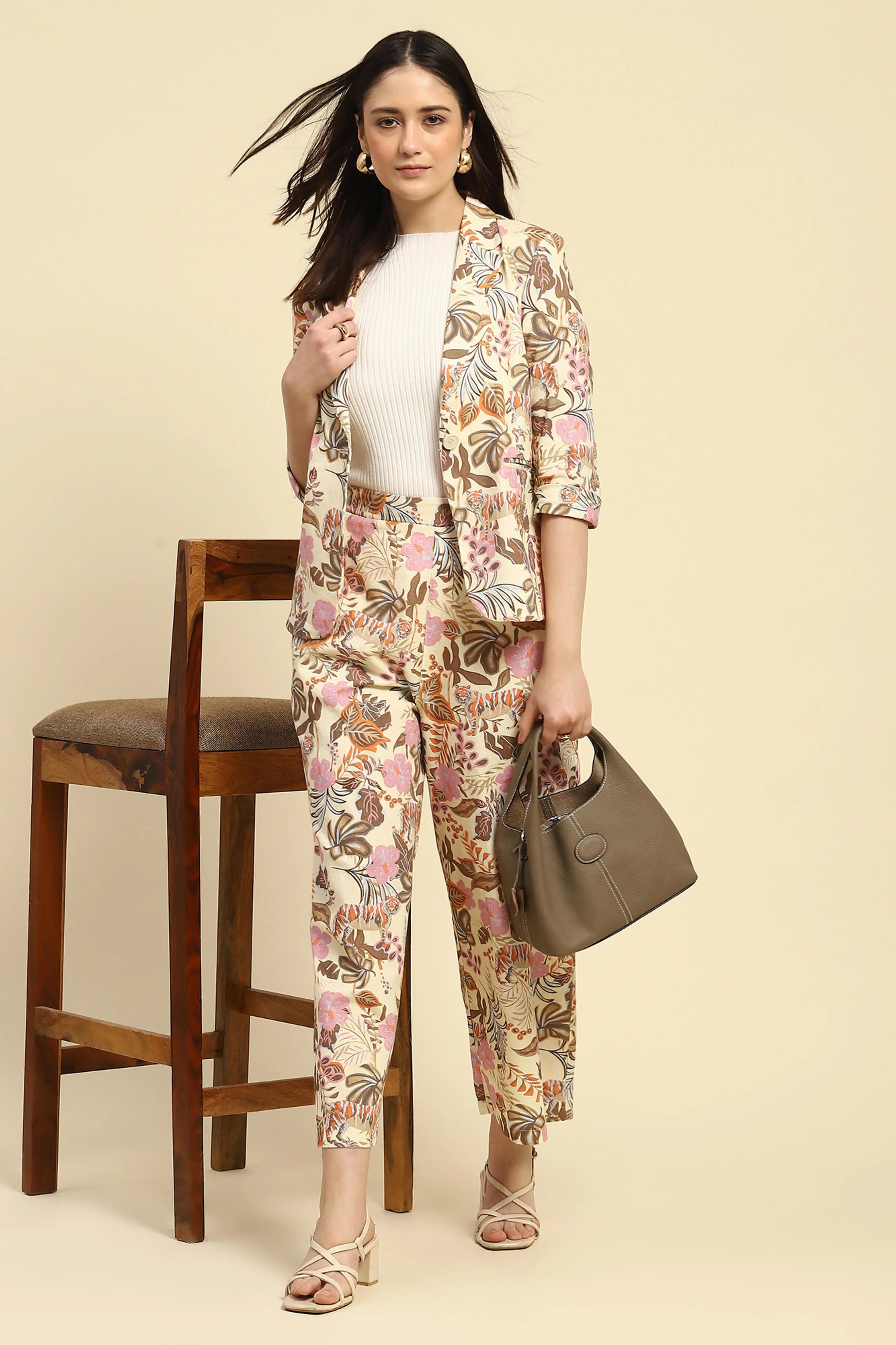 Multi Pastel Tropical Cotton Lower - Global Republic