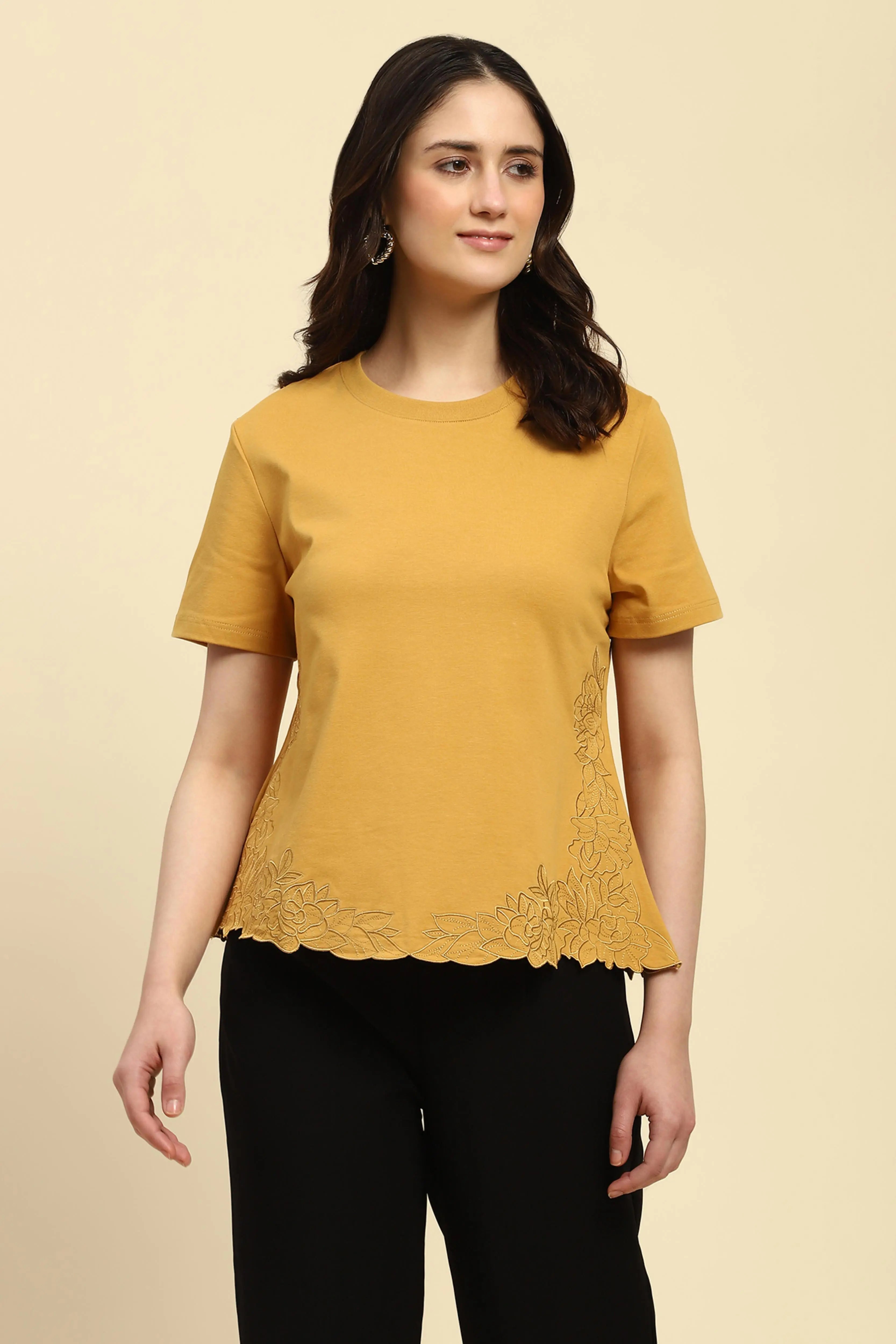 Embroidered UV Protection Cotton Top - Global Republic