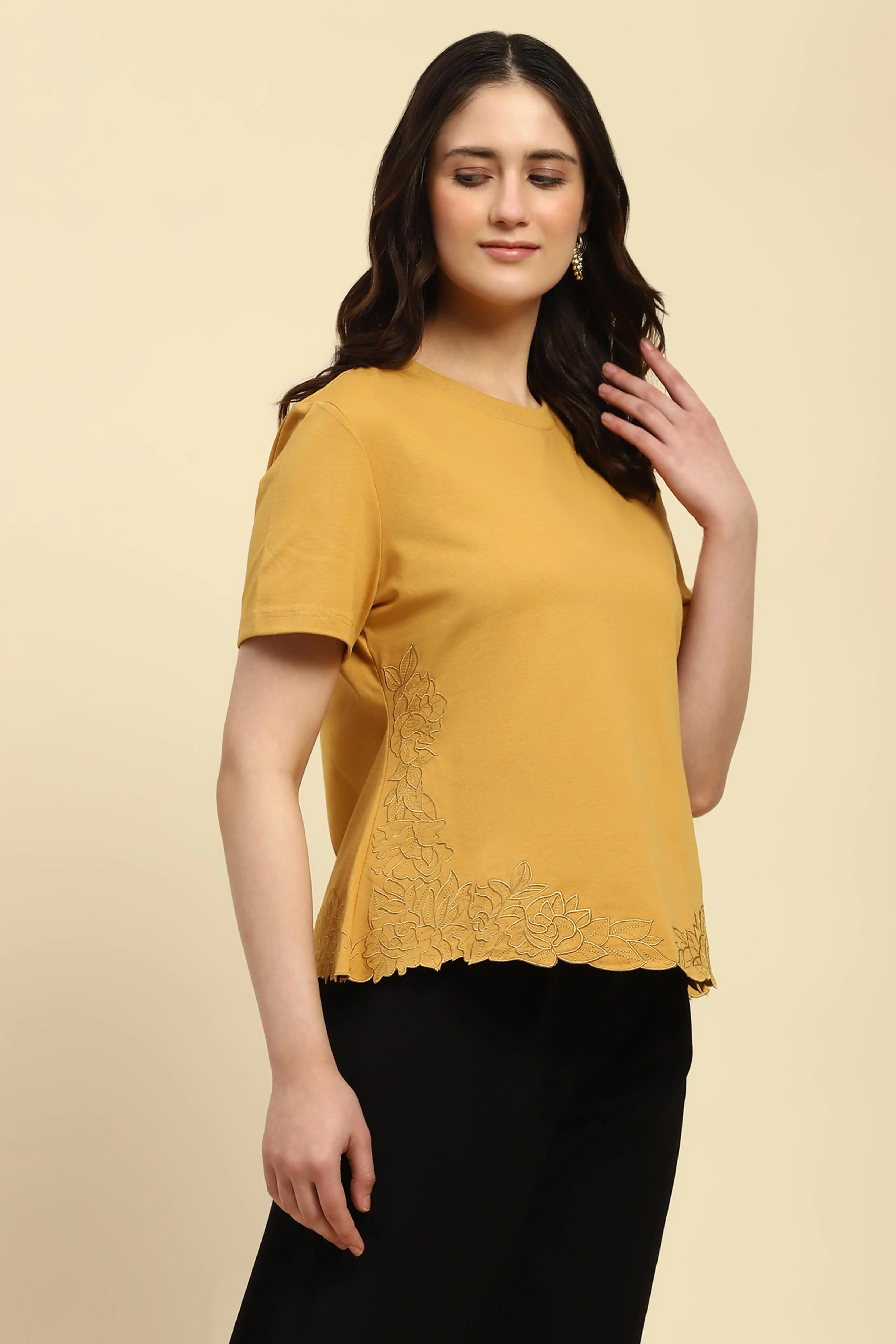 Embroidered UV Protection Cotton Top - Global Republic
