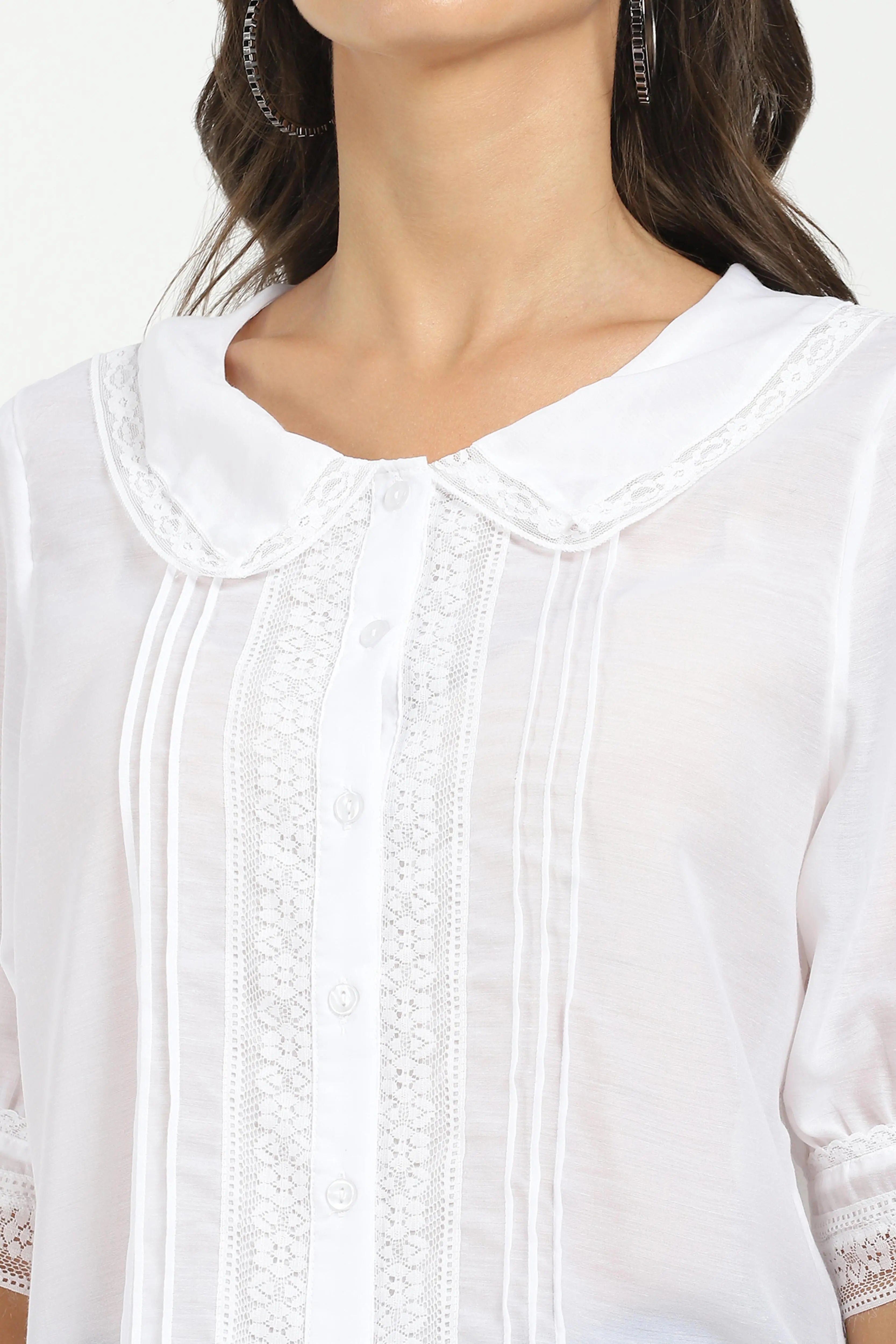 White Solid Top - Global Republic