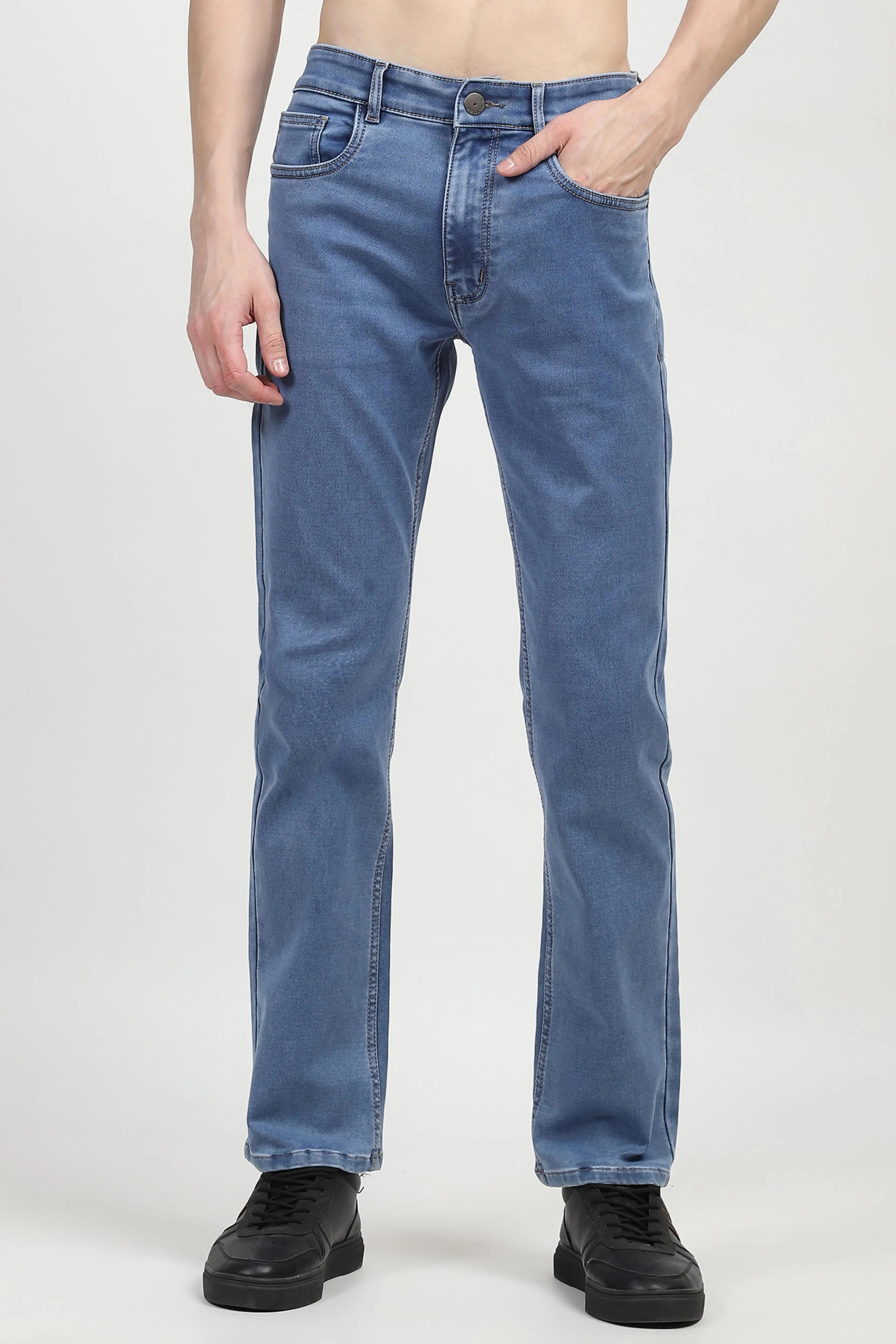 Blue Regular Fit Jeans - Global Republic