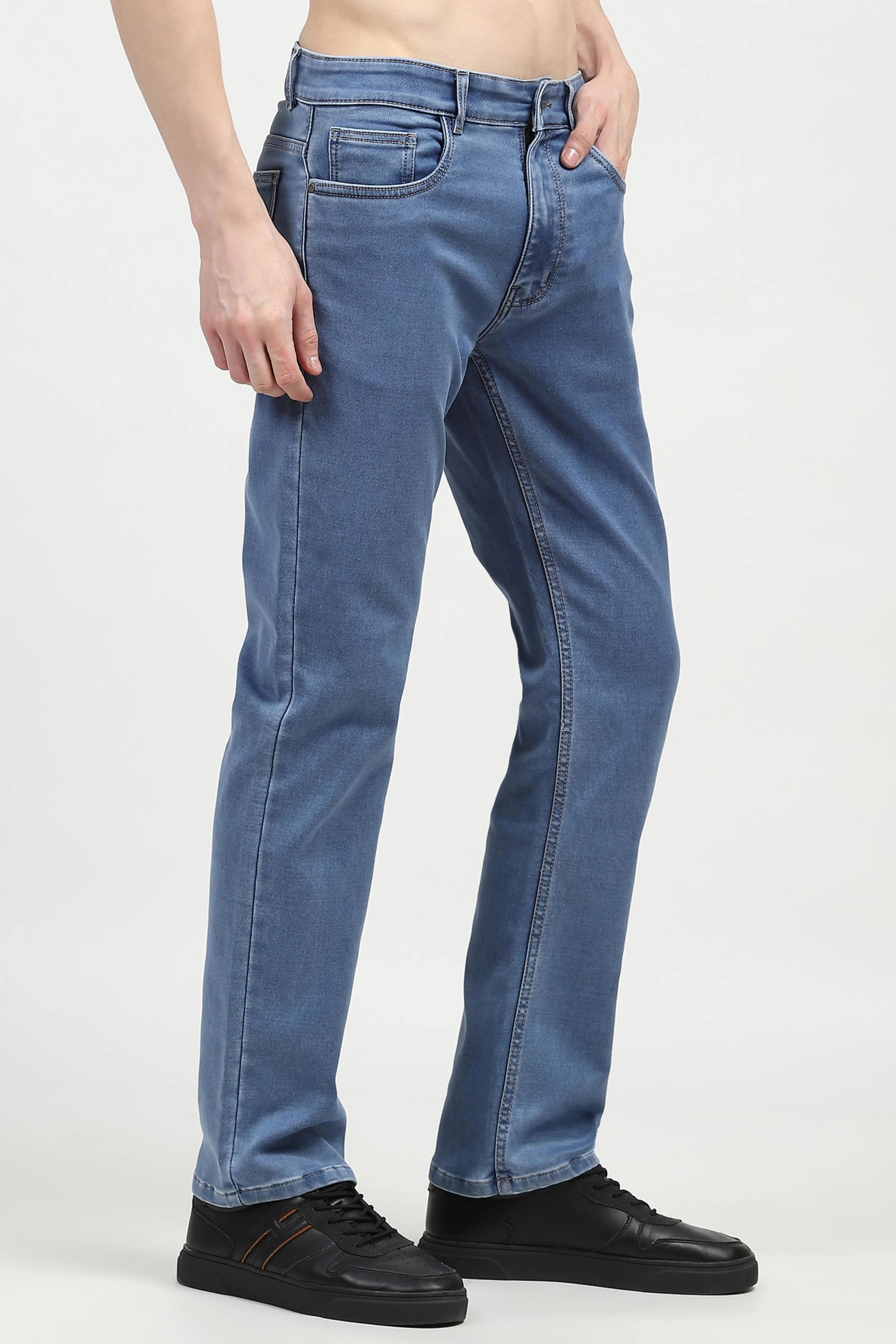 Blue Regular Fit Jeans - Global Republic