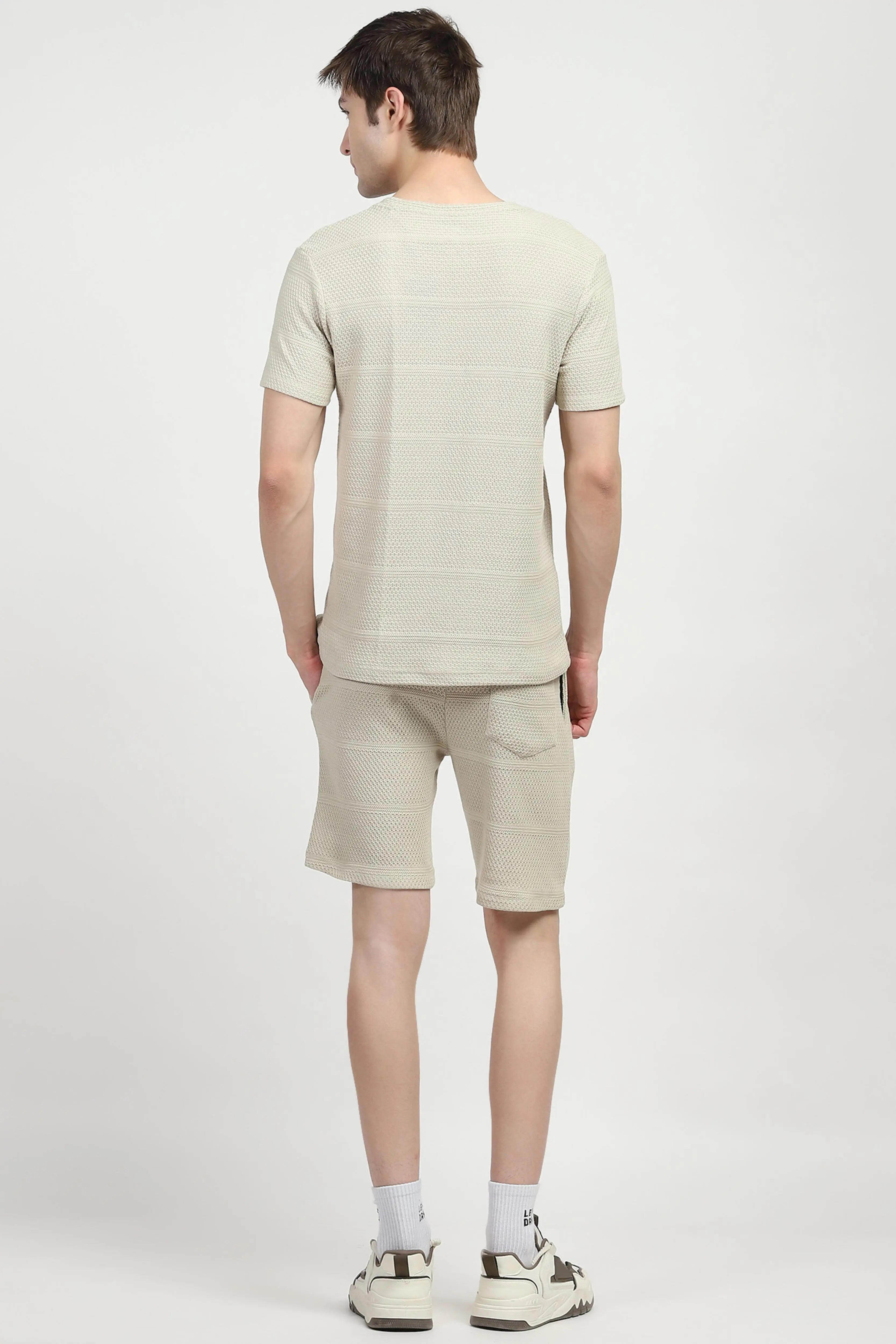 Beige Graphic Print Co-ord Set - Global Republic